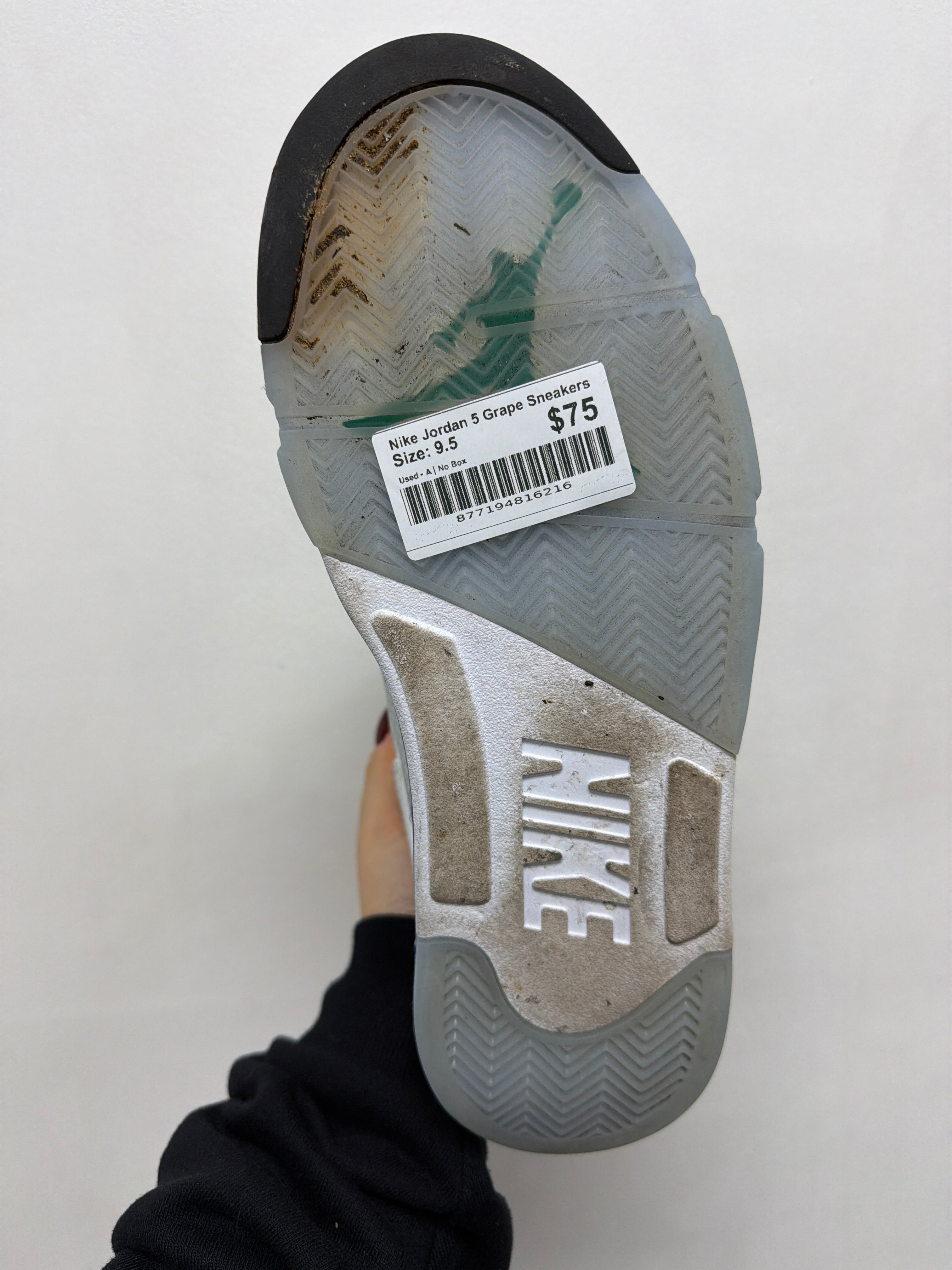 Nike Jordan 5 Grape Sneakers