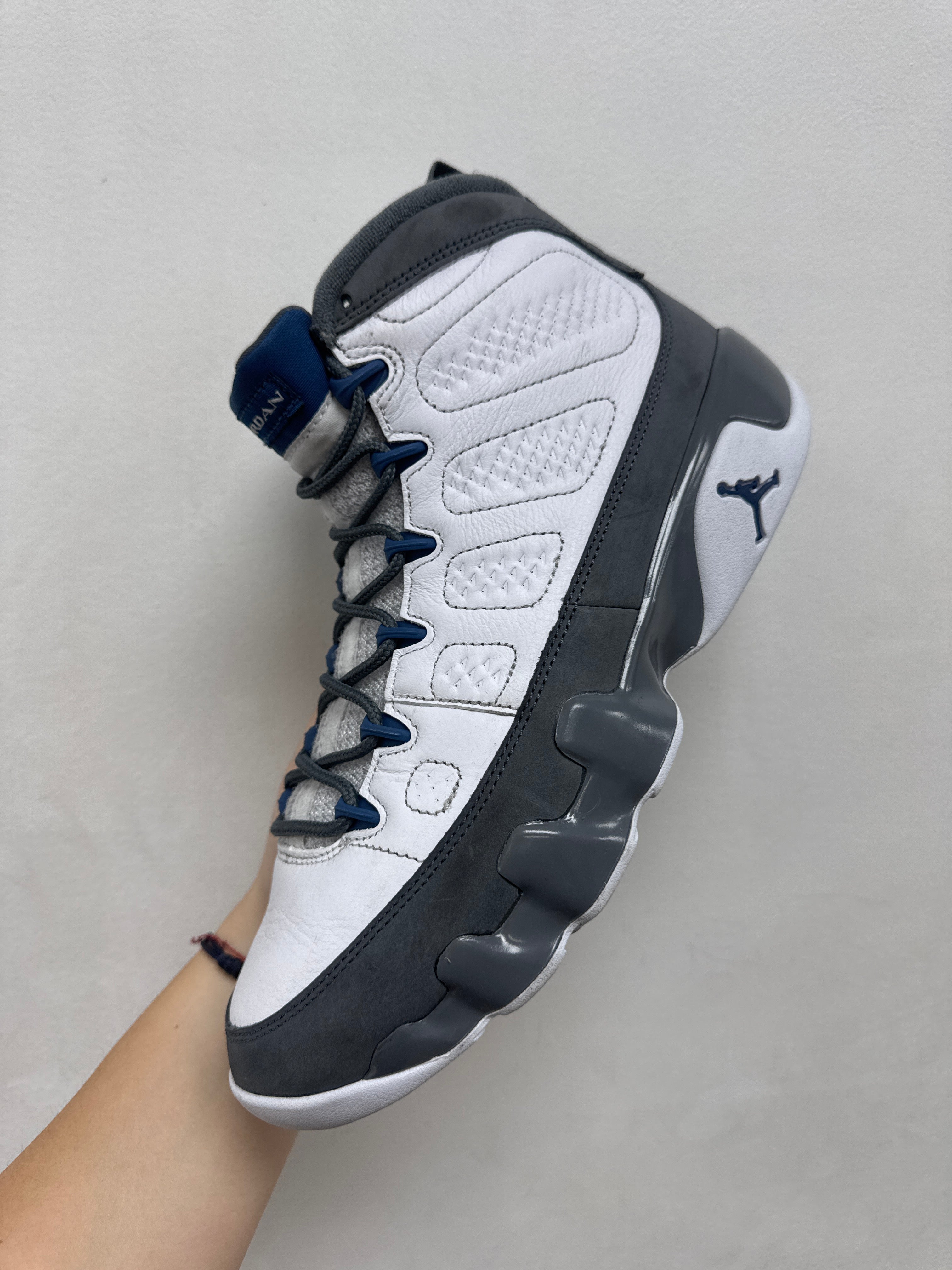 Jordan 9 Wolf Grey French Blue Sneakers