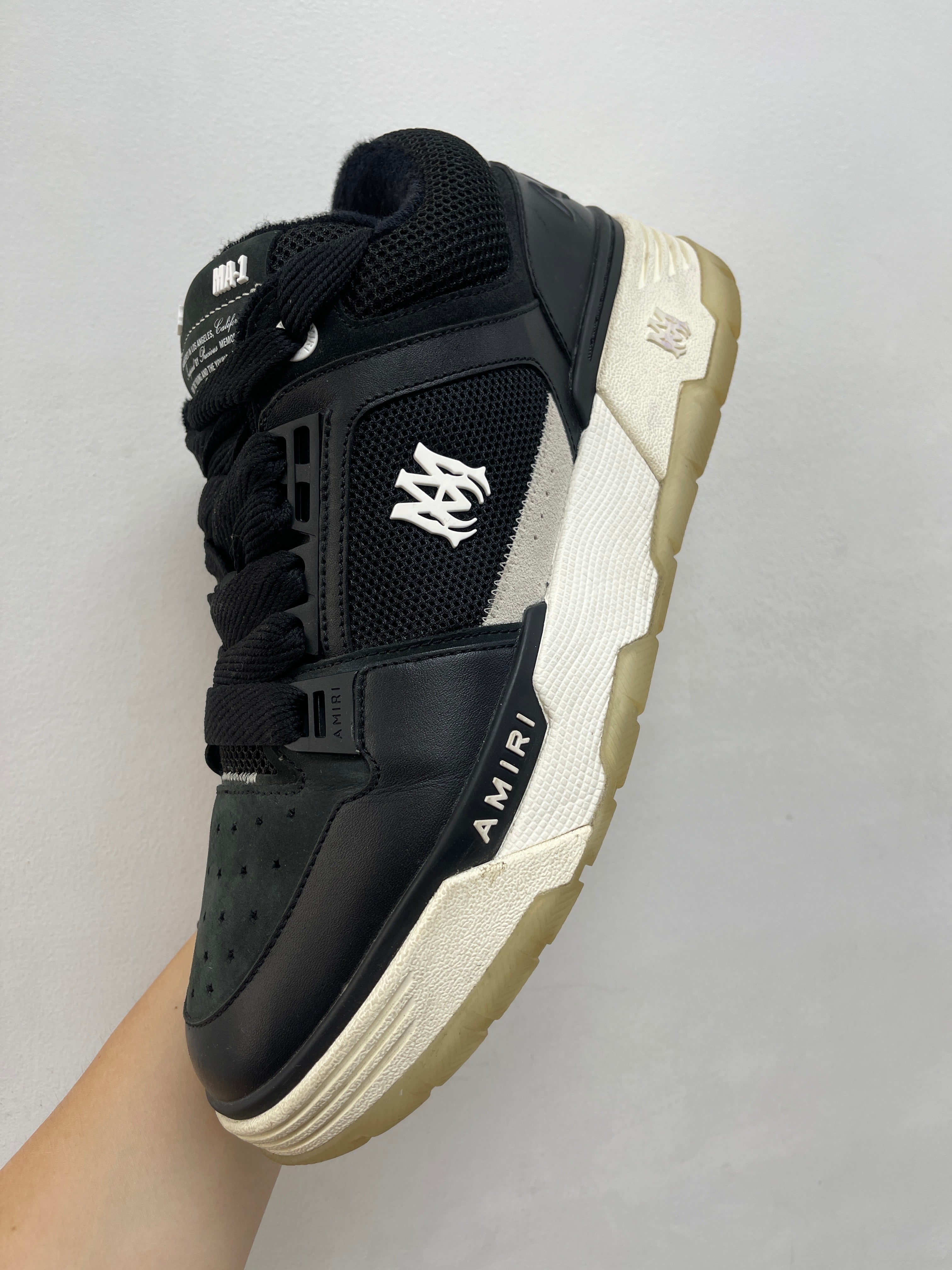 Amiri Black White MA1 Sneakers