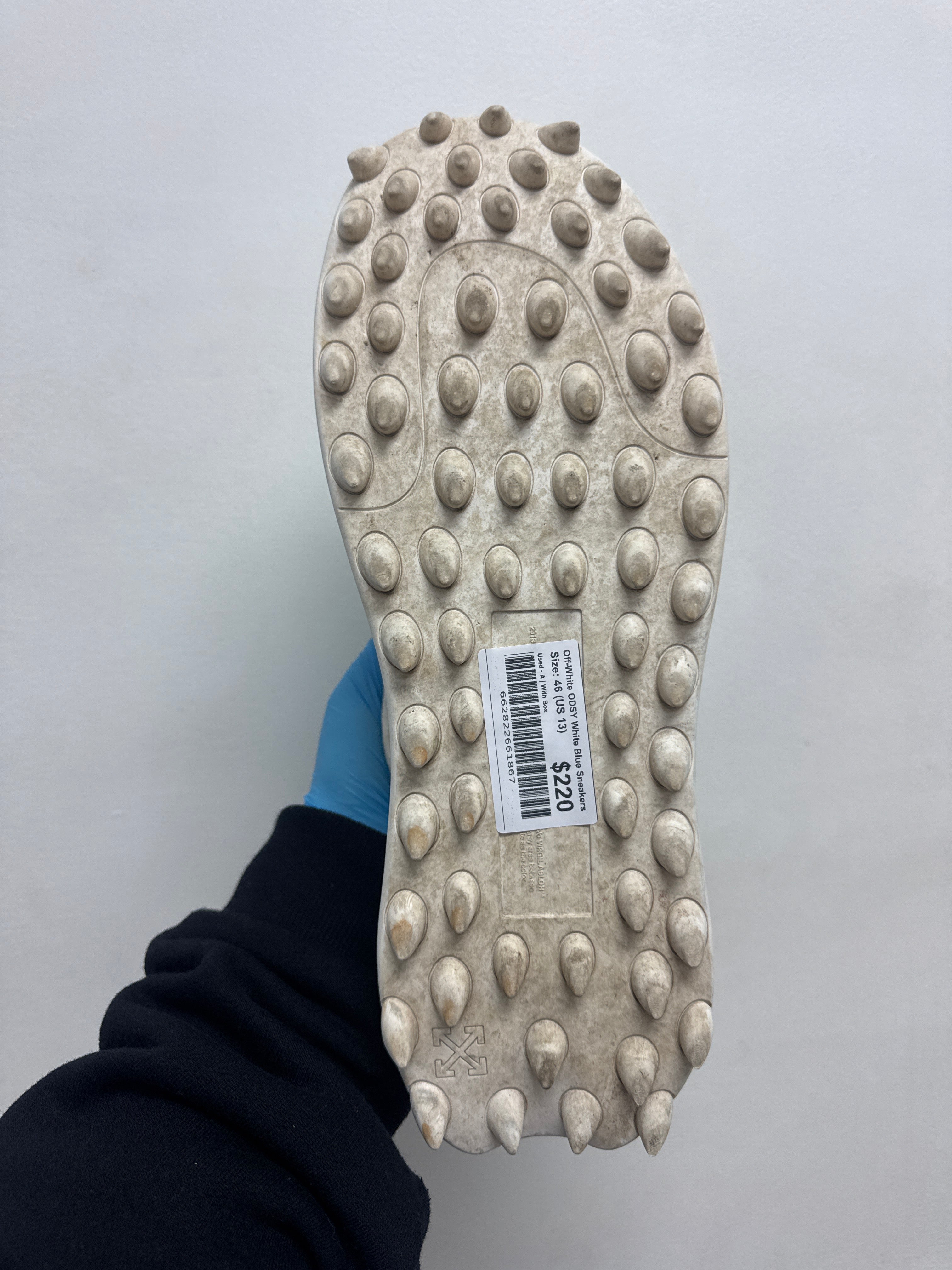 Off-White ODSY White Blue Sneakers