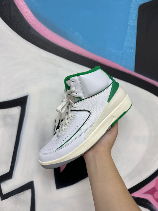Jordan 2 Lucky Green Sneakers