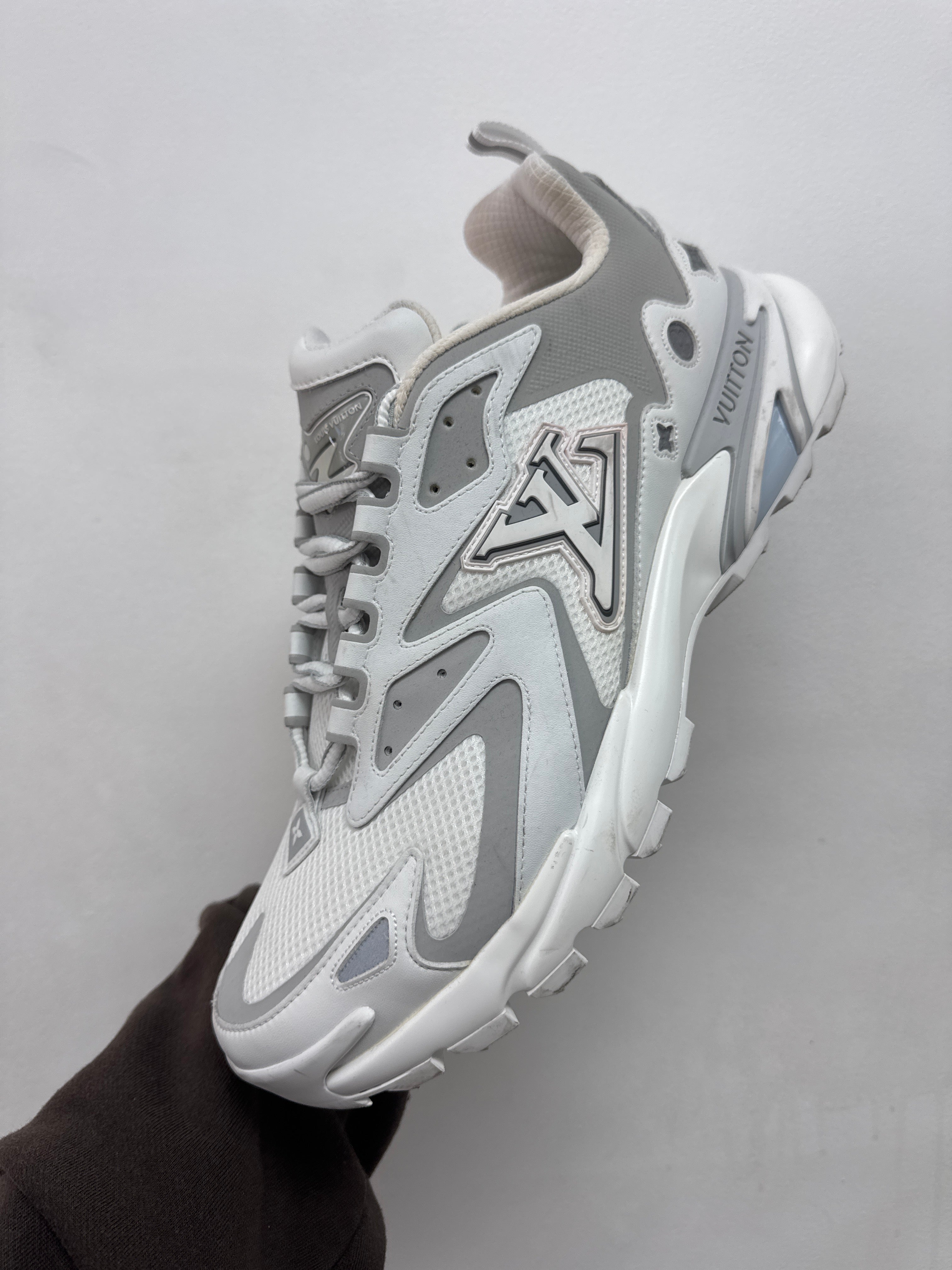 Louis Vuitton White Tactical Runner Sneakers