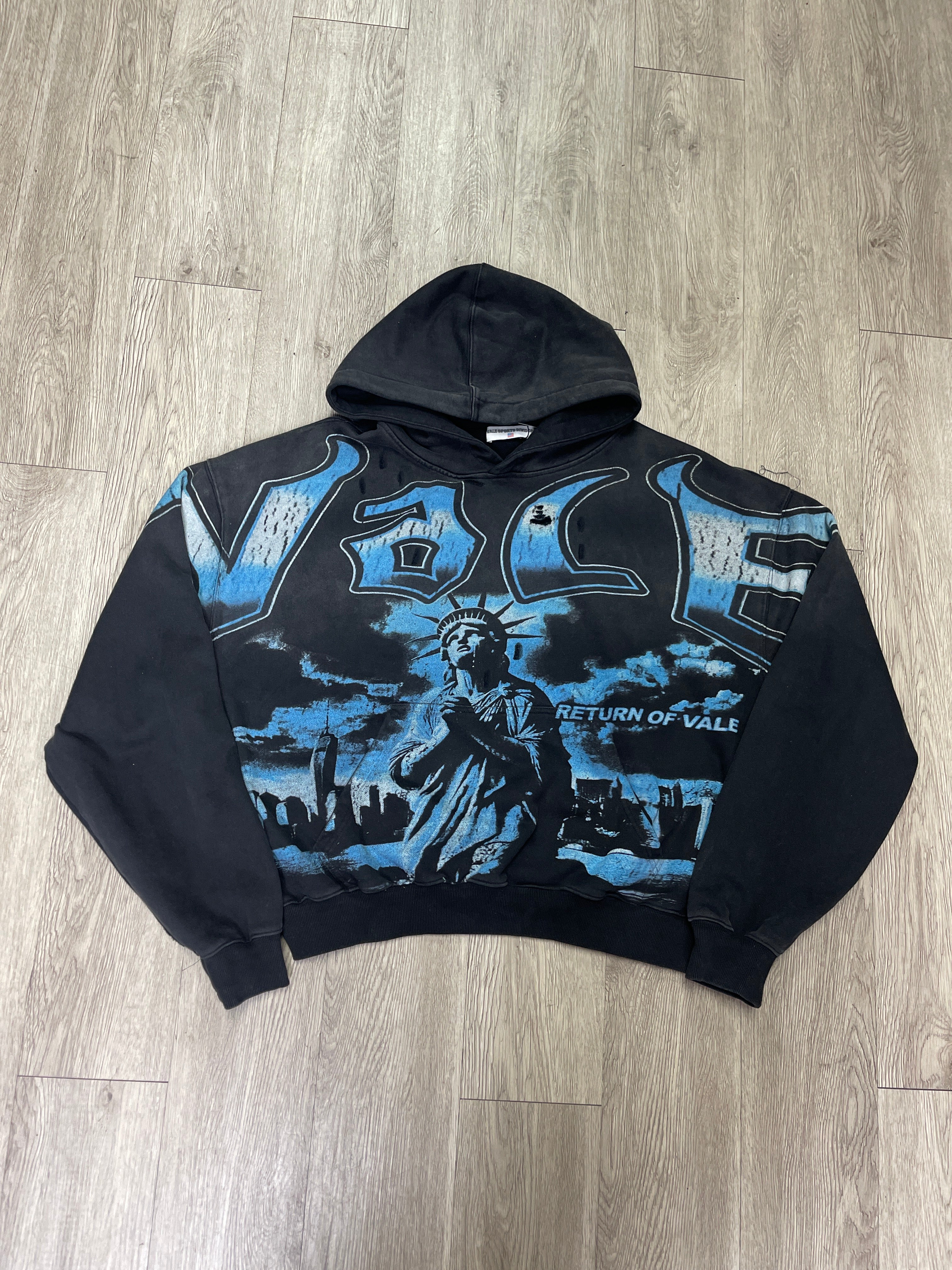 Vale Black Blue Liberty Hoodie