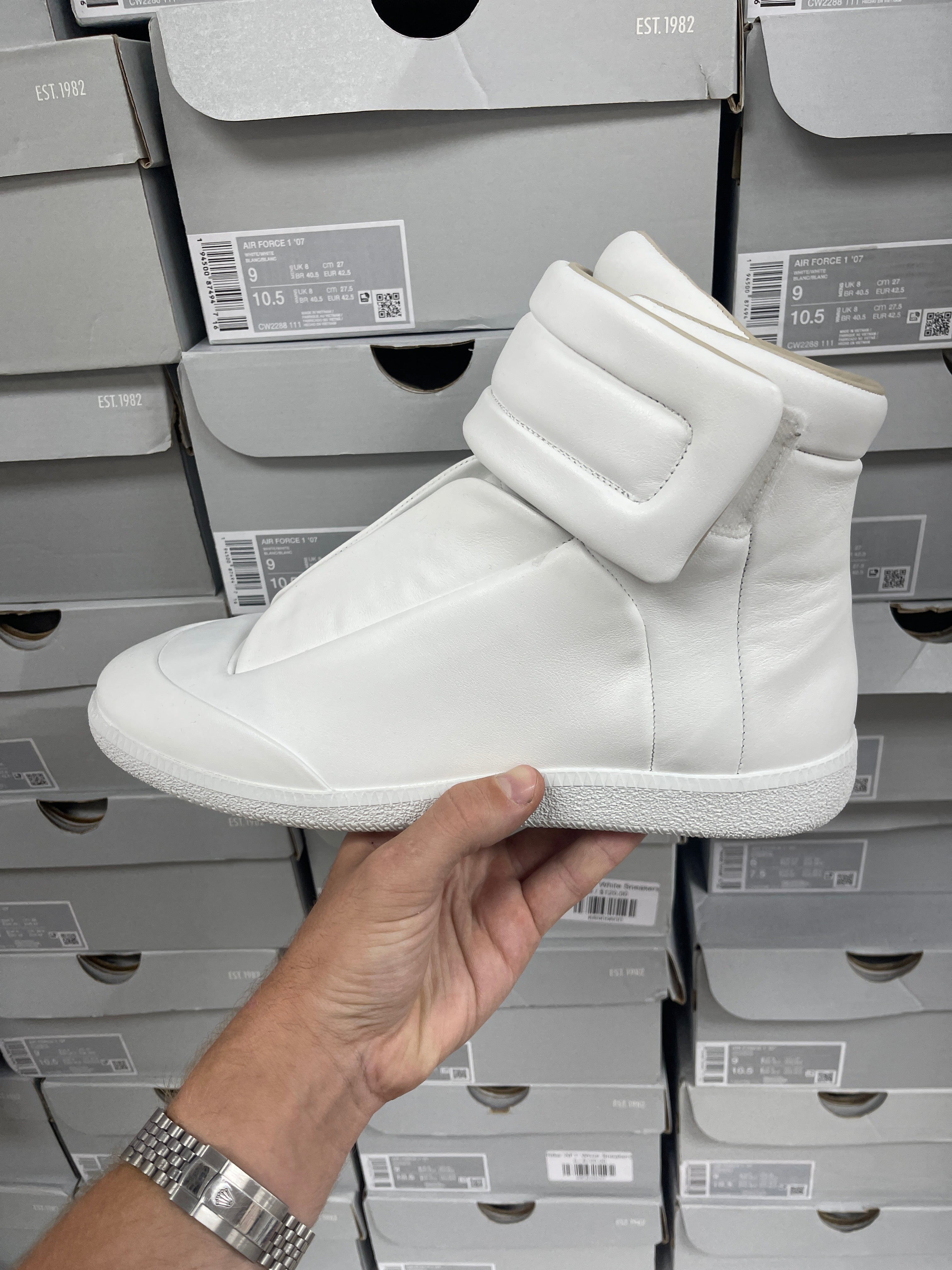 Maison Margiela White Future Hi Sneakers