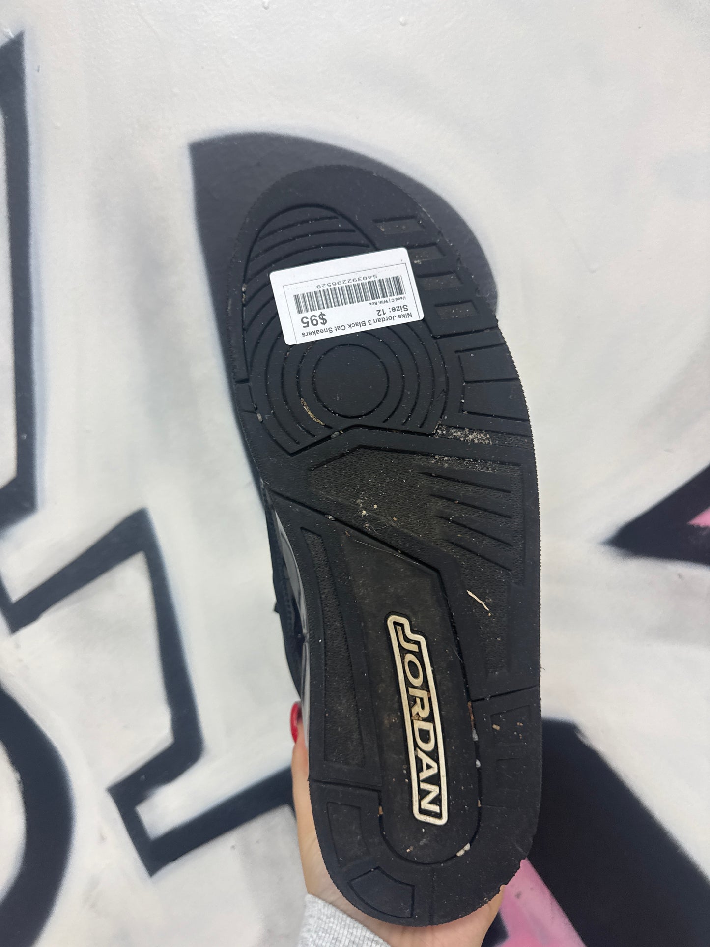 Nike Jordan 3 Black Cat Sneakers