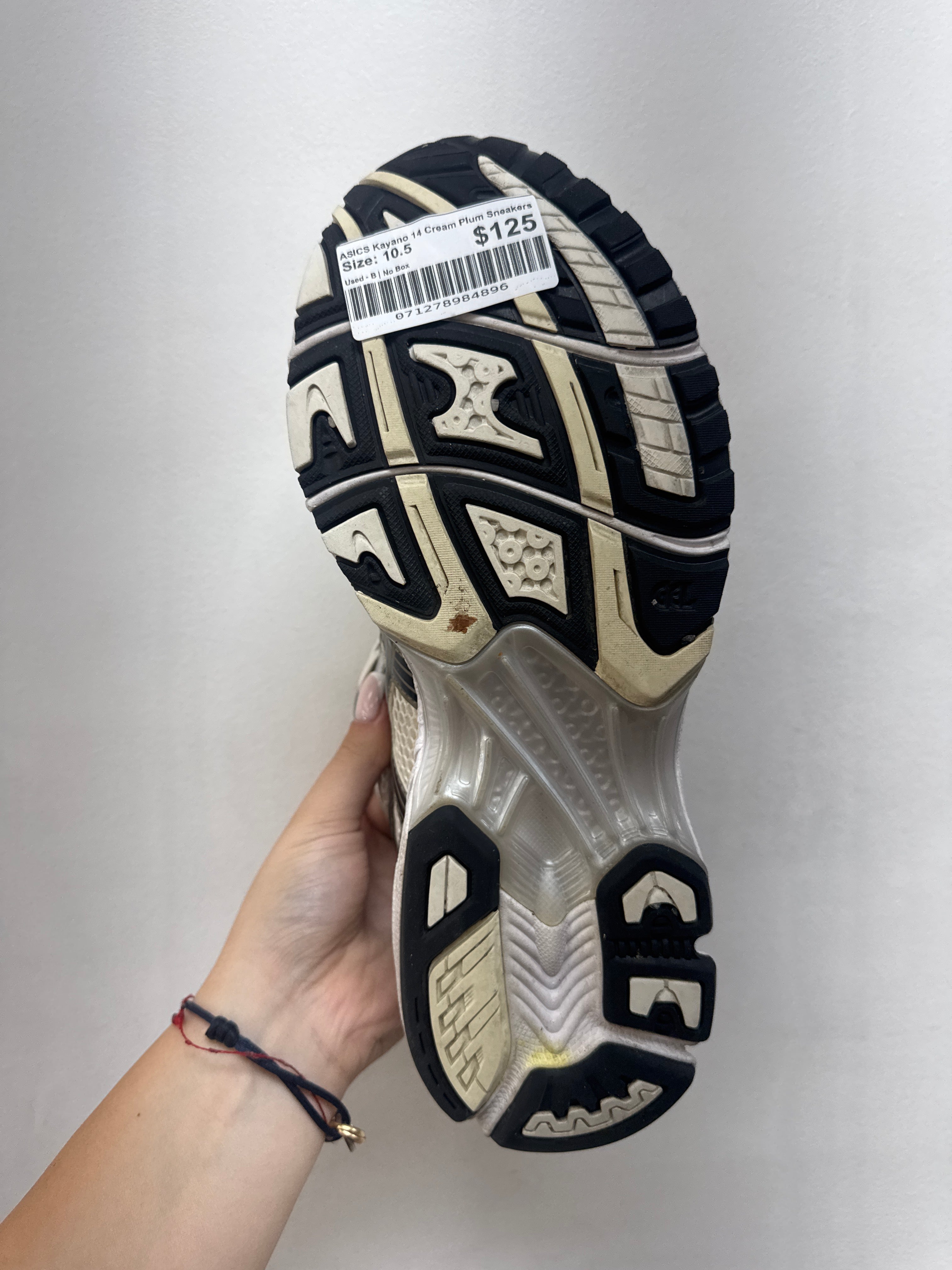 ASICS Kayano 14 Cream Plum Sneakers