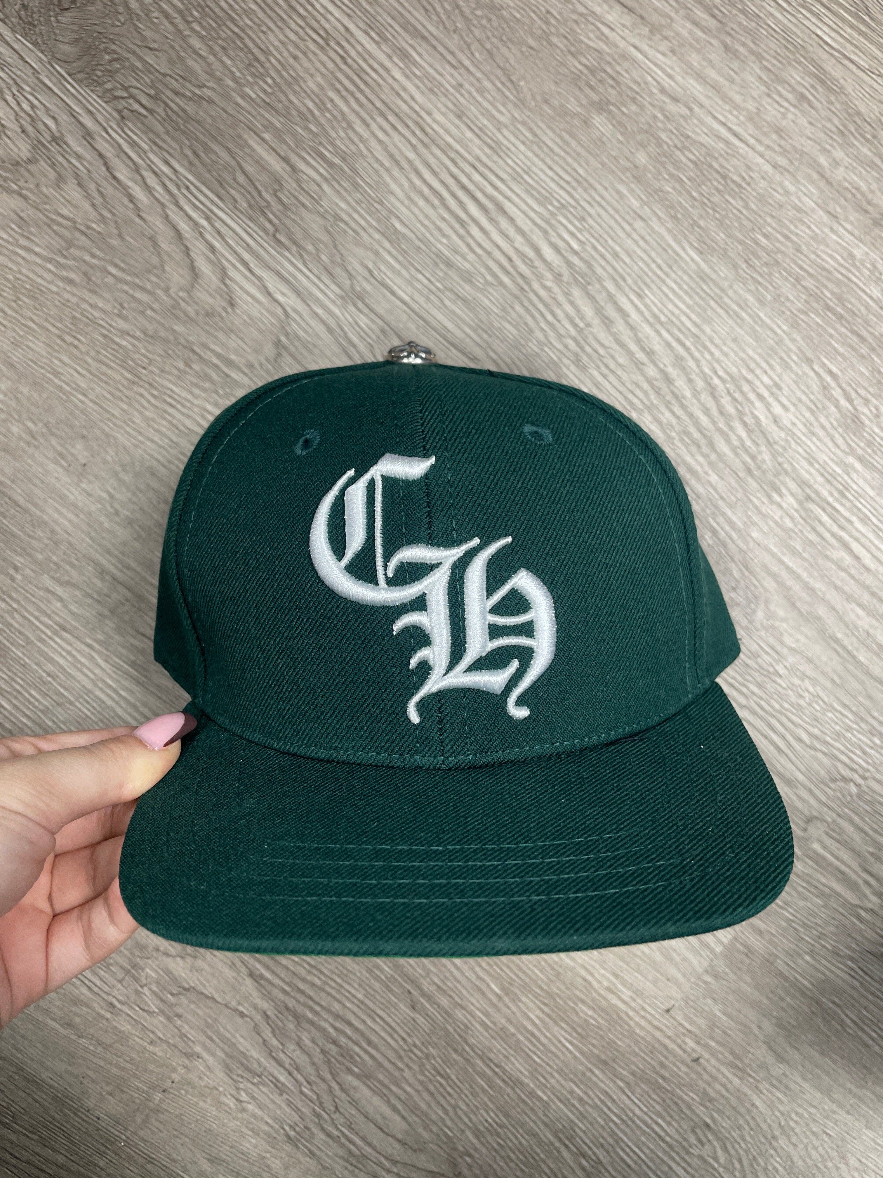Chrome Hearts Green White Baseball Trucker Cap
