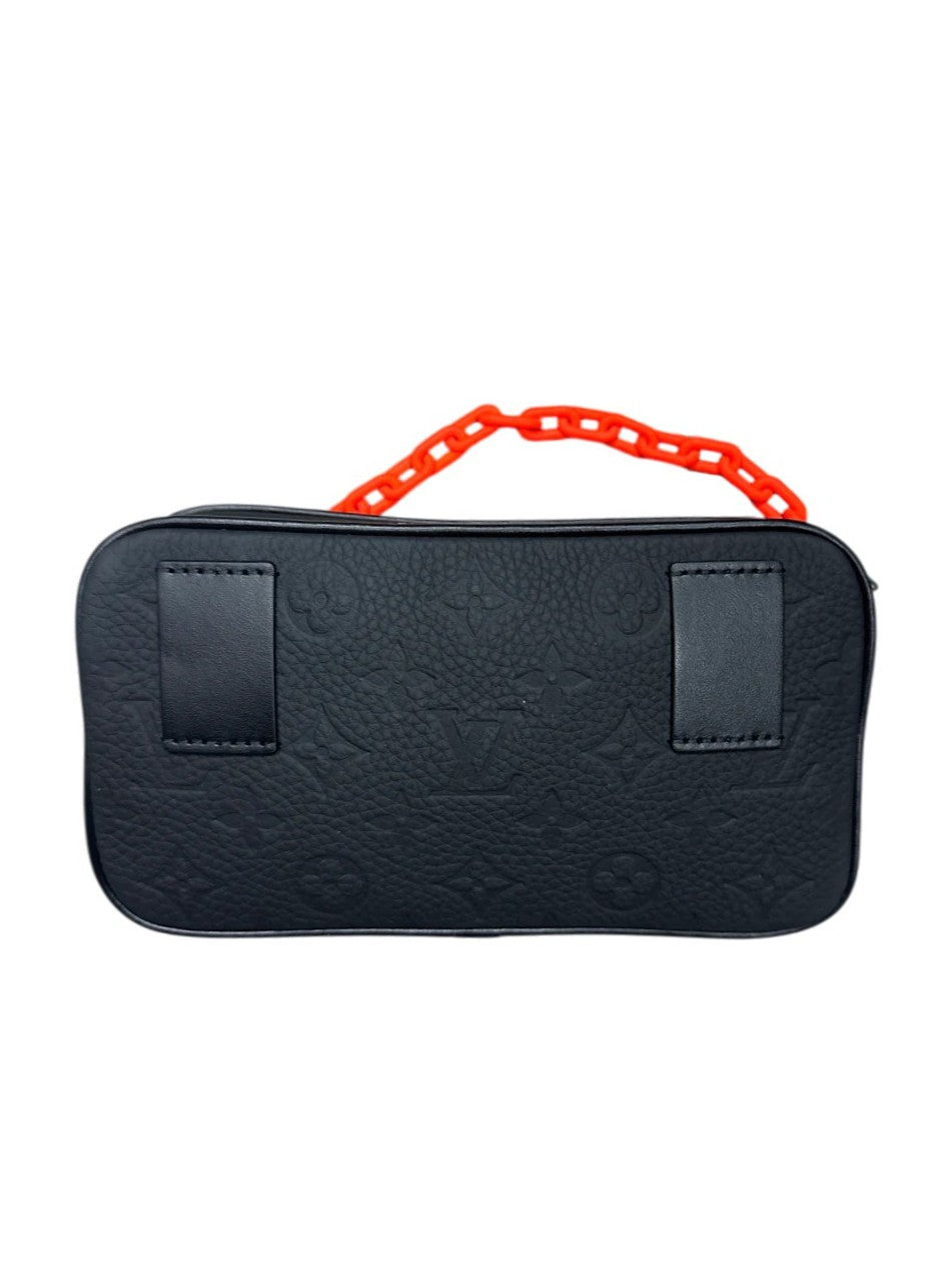 Louis Vuitton "Virgil Monogram Eclipse" Black Bag