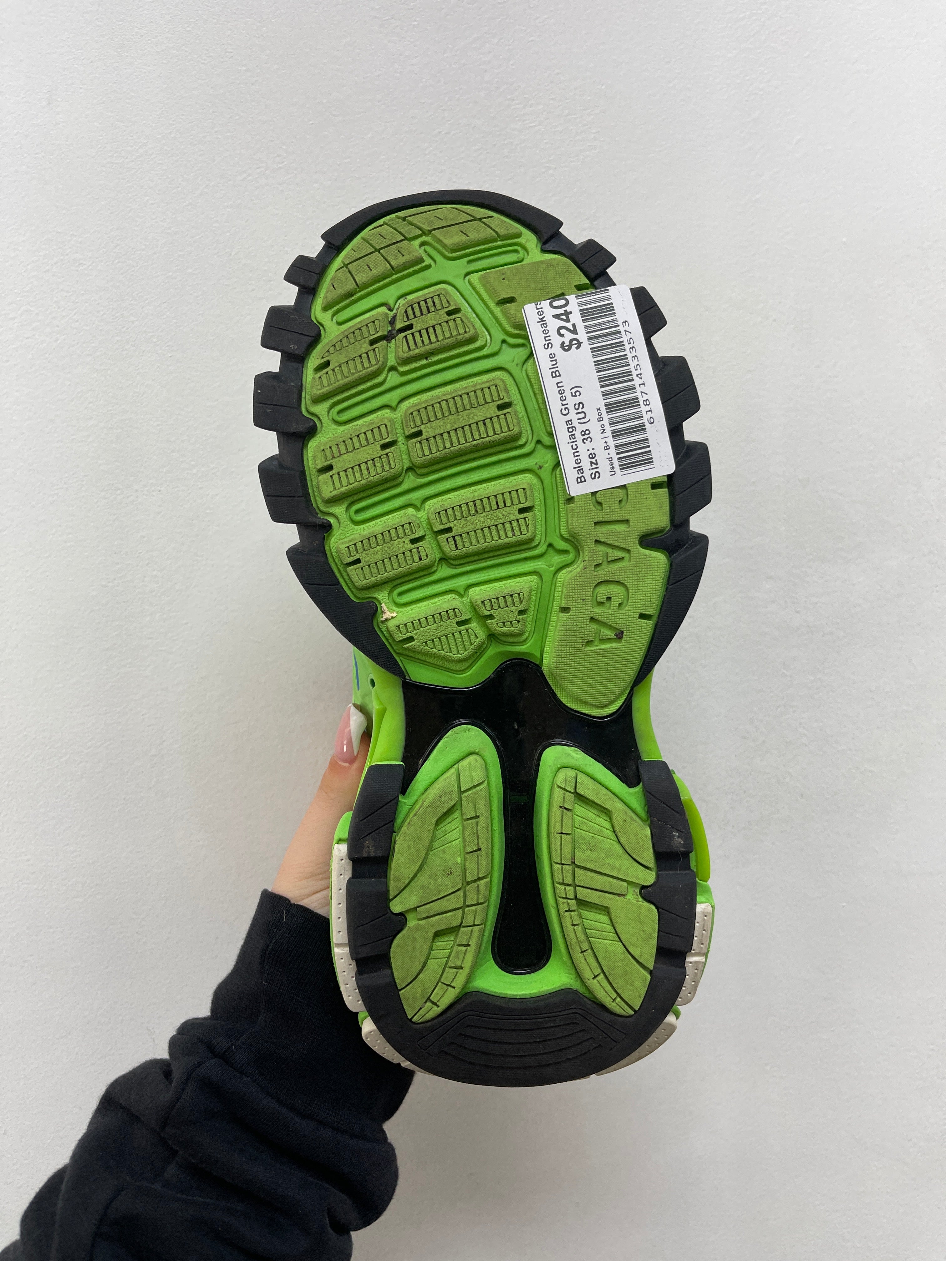 Balenciaga Green Blue Sneakers