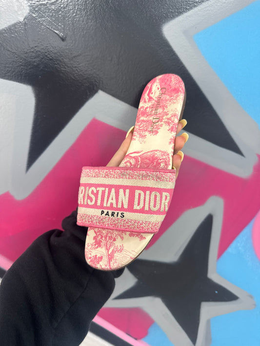 Dior Sandal Pink (EU 37.5) Used No Box