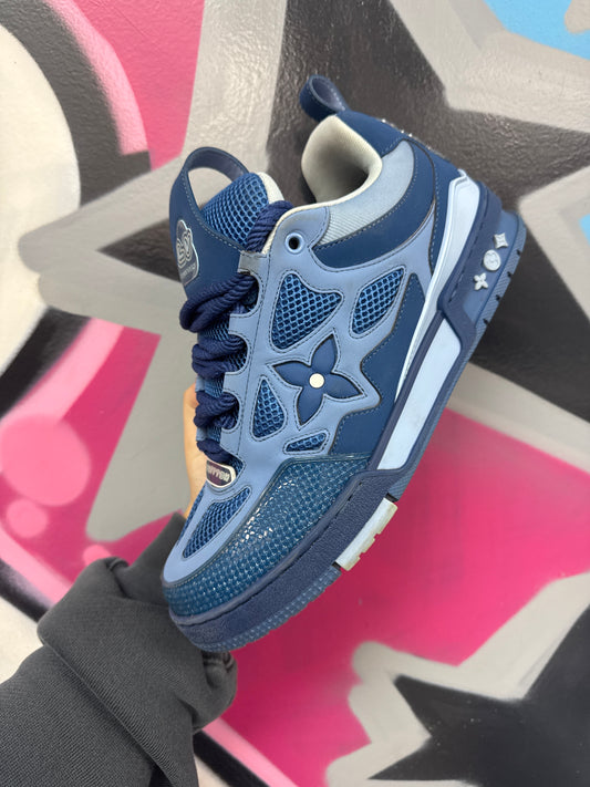 Louis Vuitton Blue Baby Blue Skates Sneakers