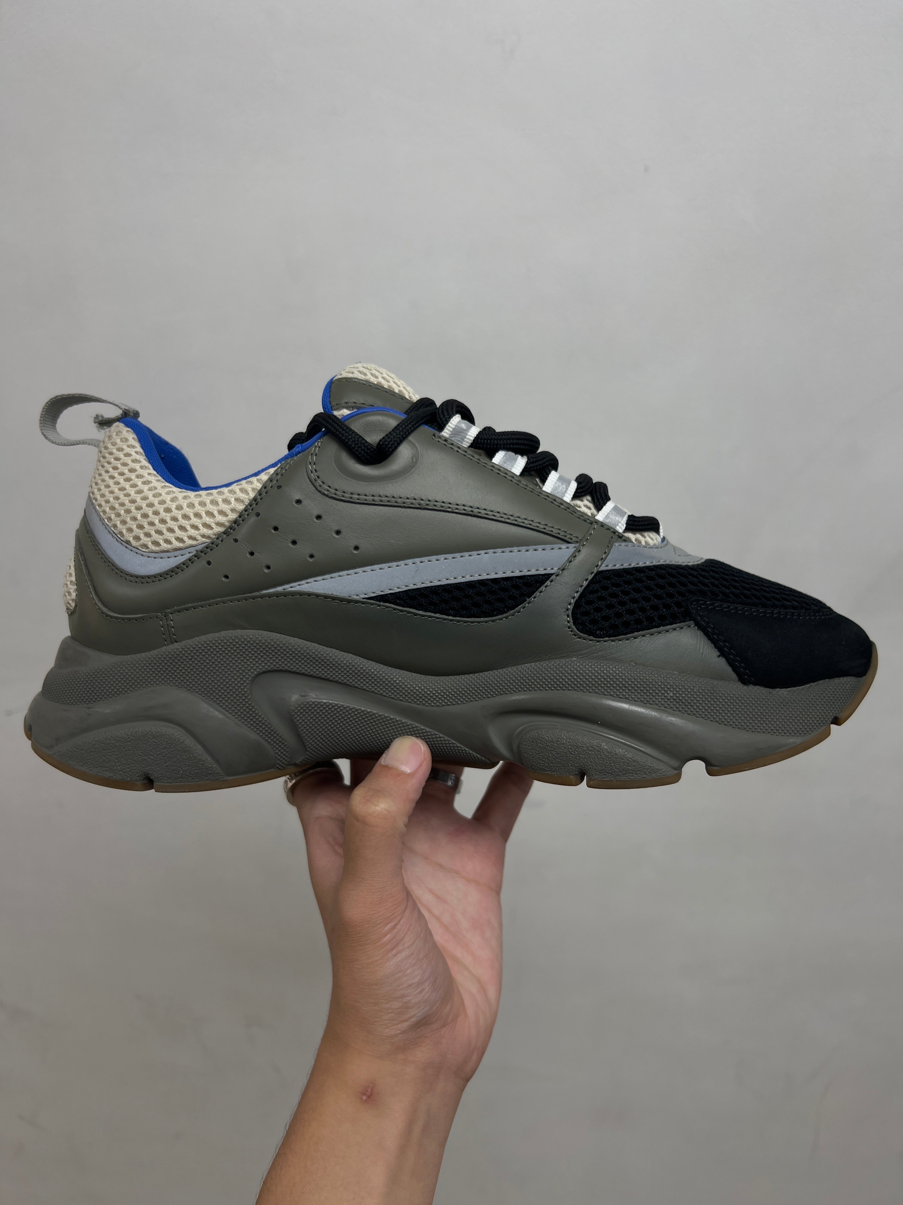 Dior Olive Blue B22 Sneakers