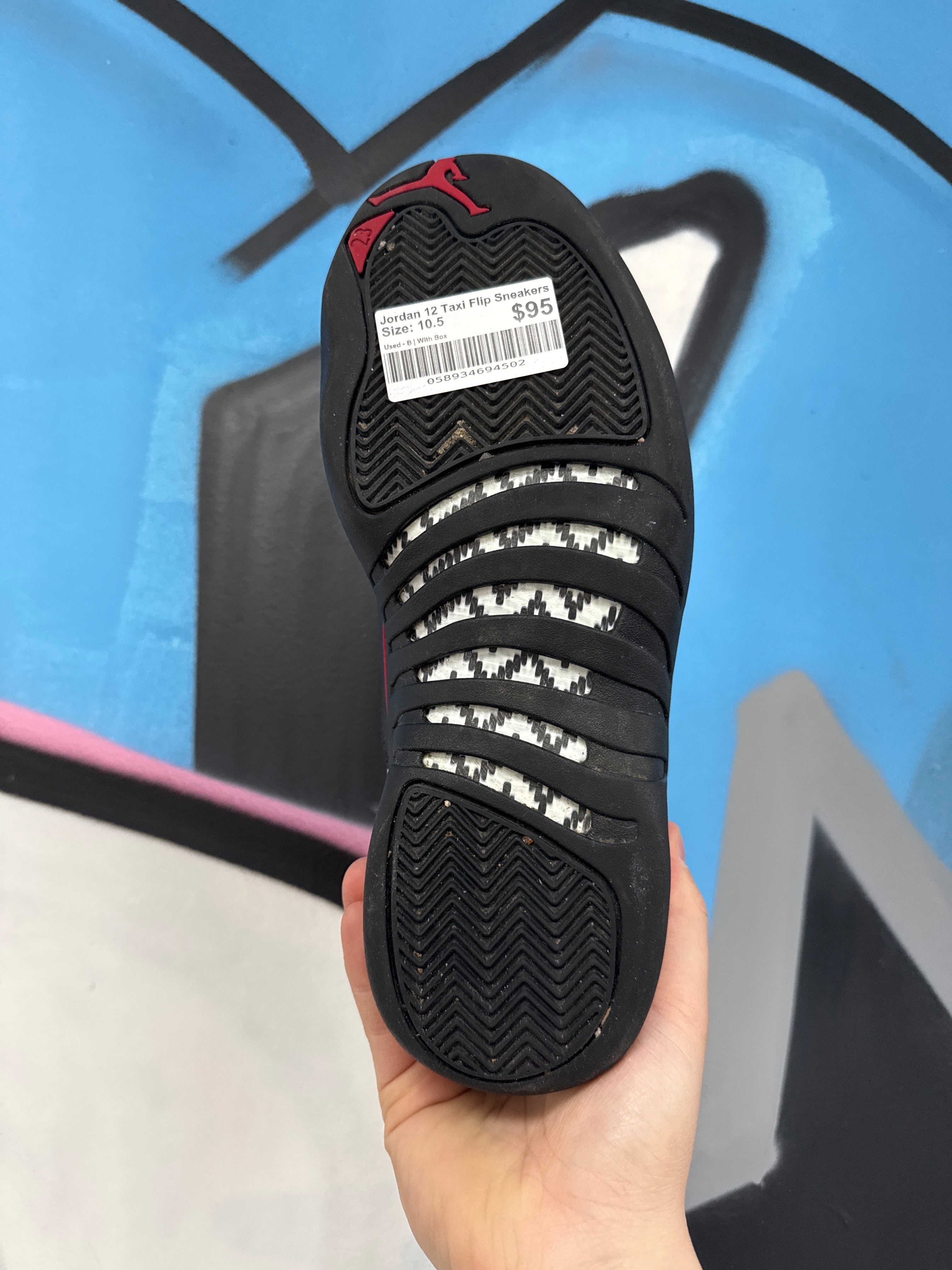 Jordan 12 Taxi Flip Sneakers