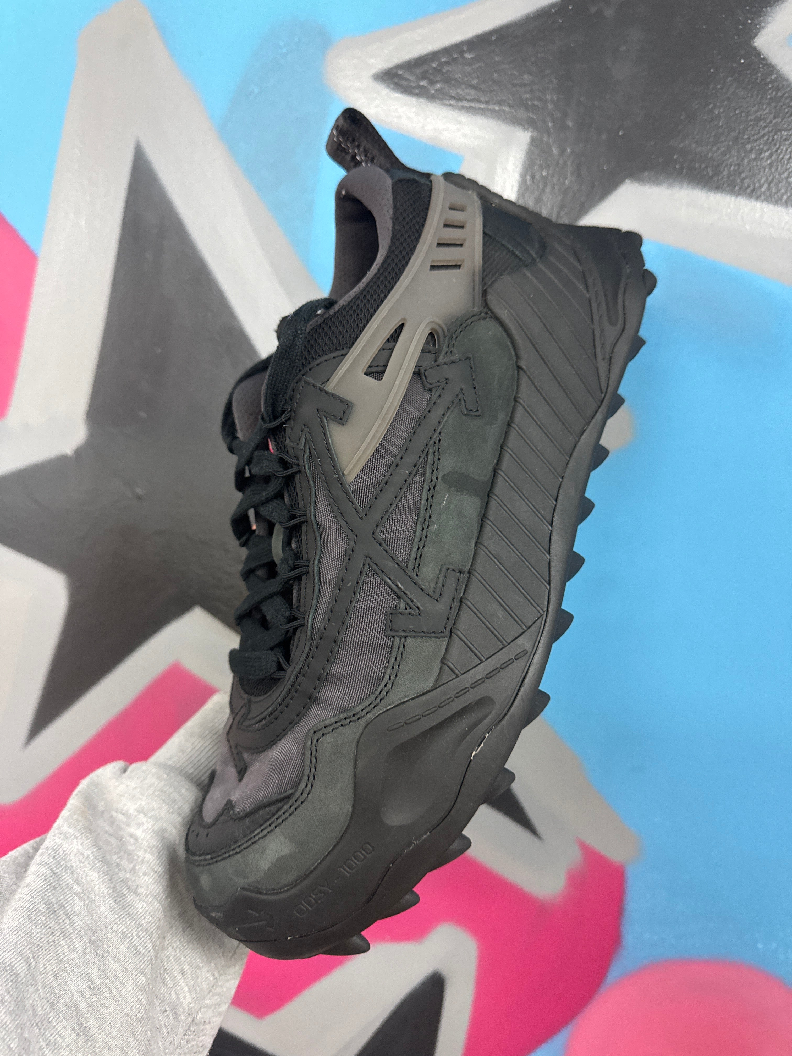 Off White Odsy Black Purple  Used With Box I’ll
