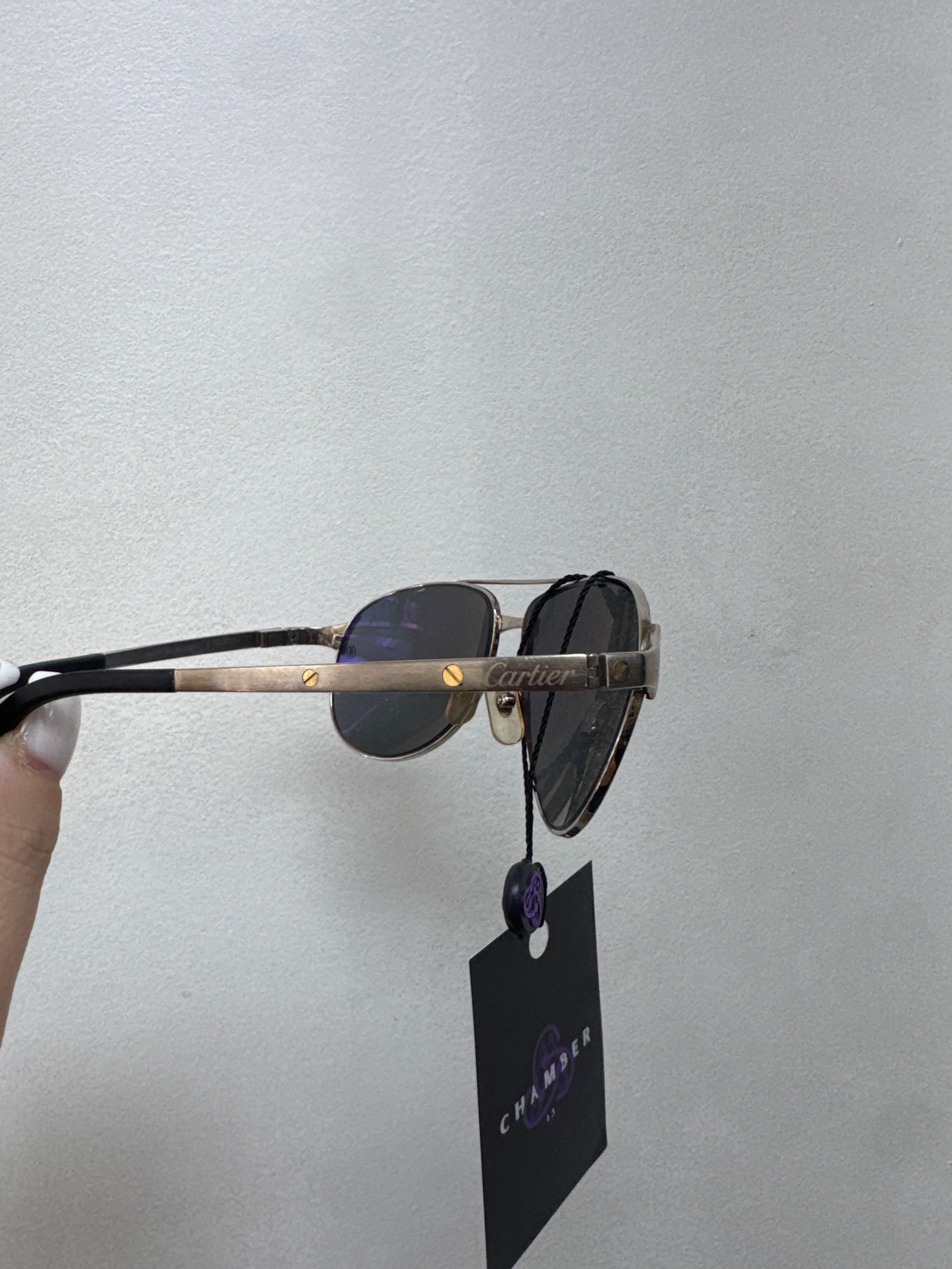 Cartier Santos Dumont Aviator Sunglasses