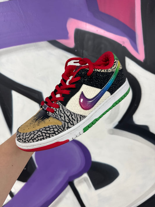 Nike Dunk Low WHAT THE  Used With Box