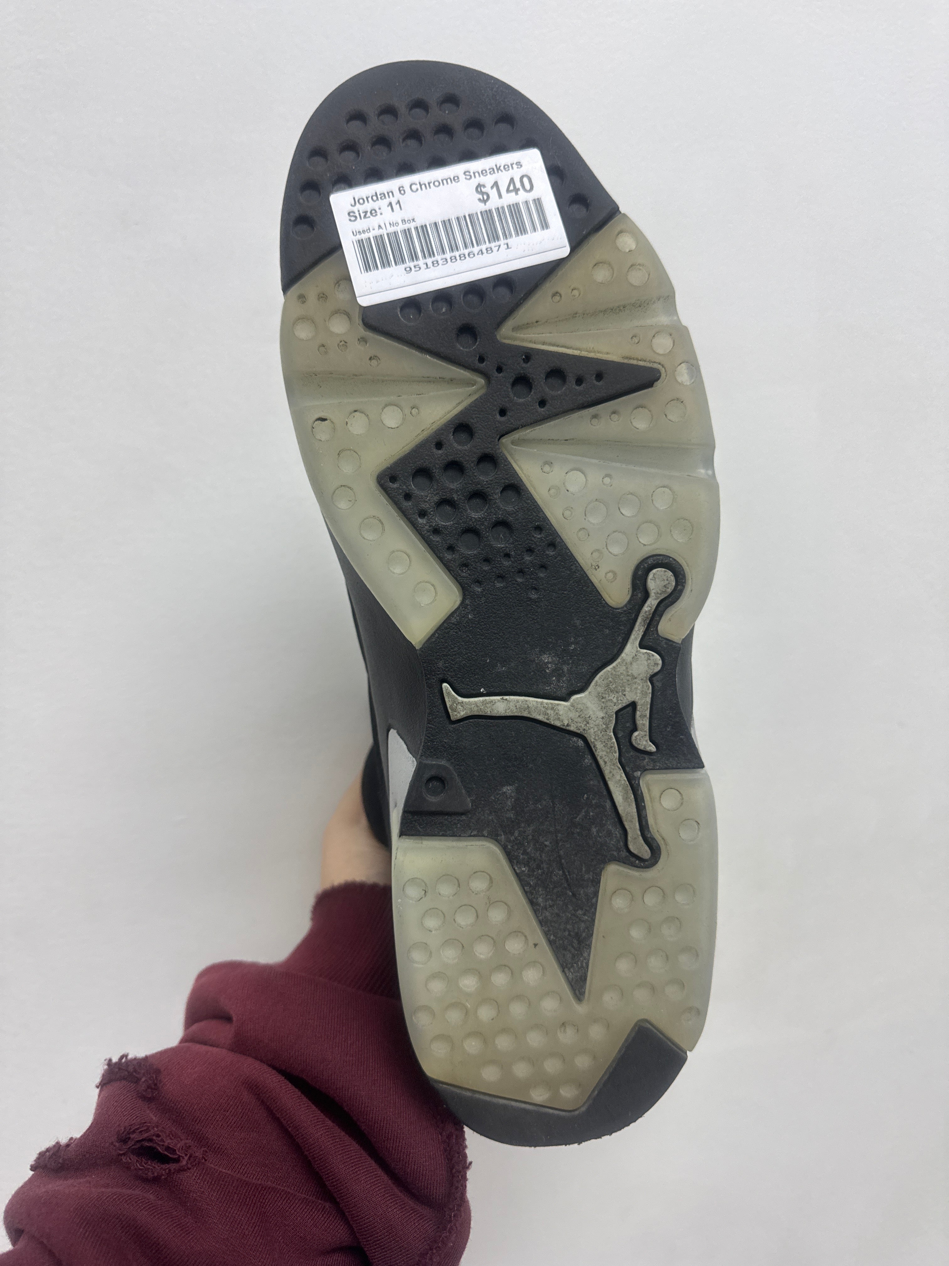 Jordan 6 Chrome Sneakers