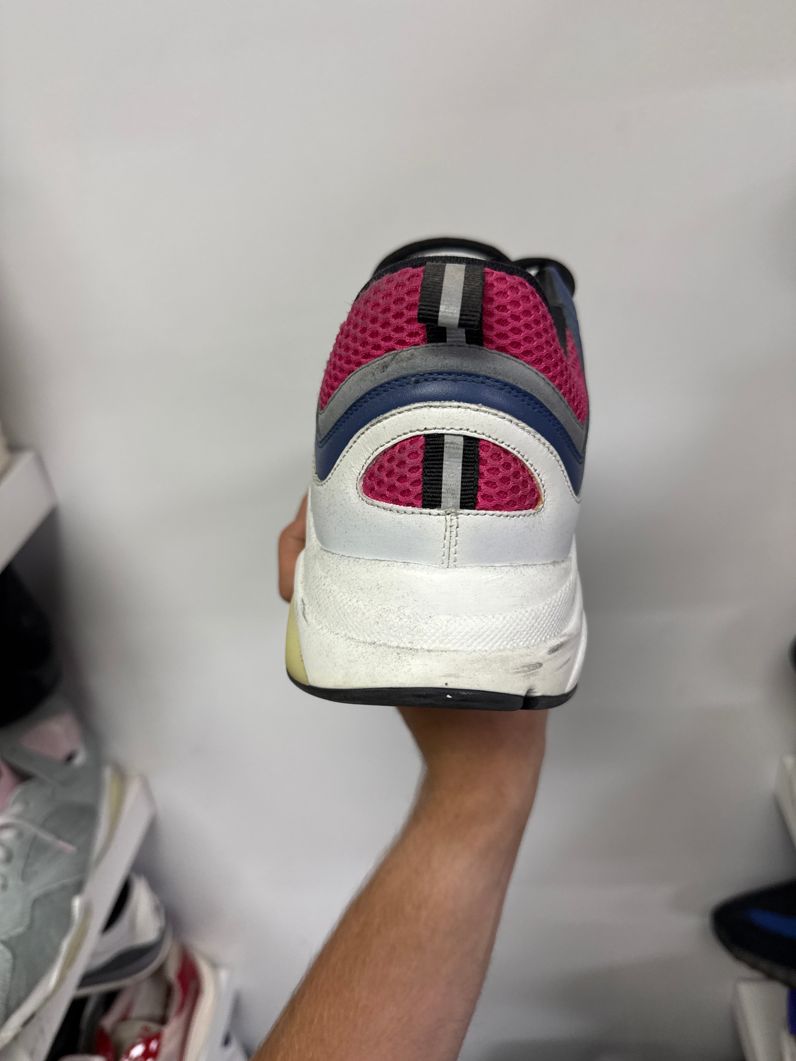Dior B22 Homme Navy Pink Used 47 (US 14) With Box