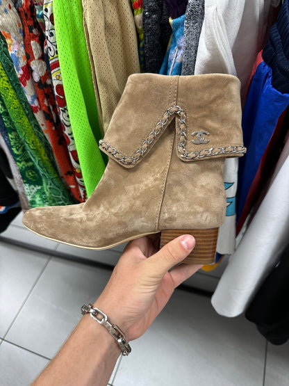 Chanel Boots Brown 37 US 5 Used