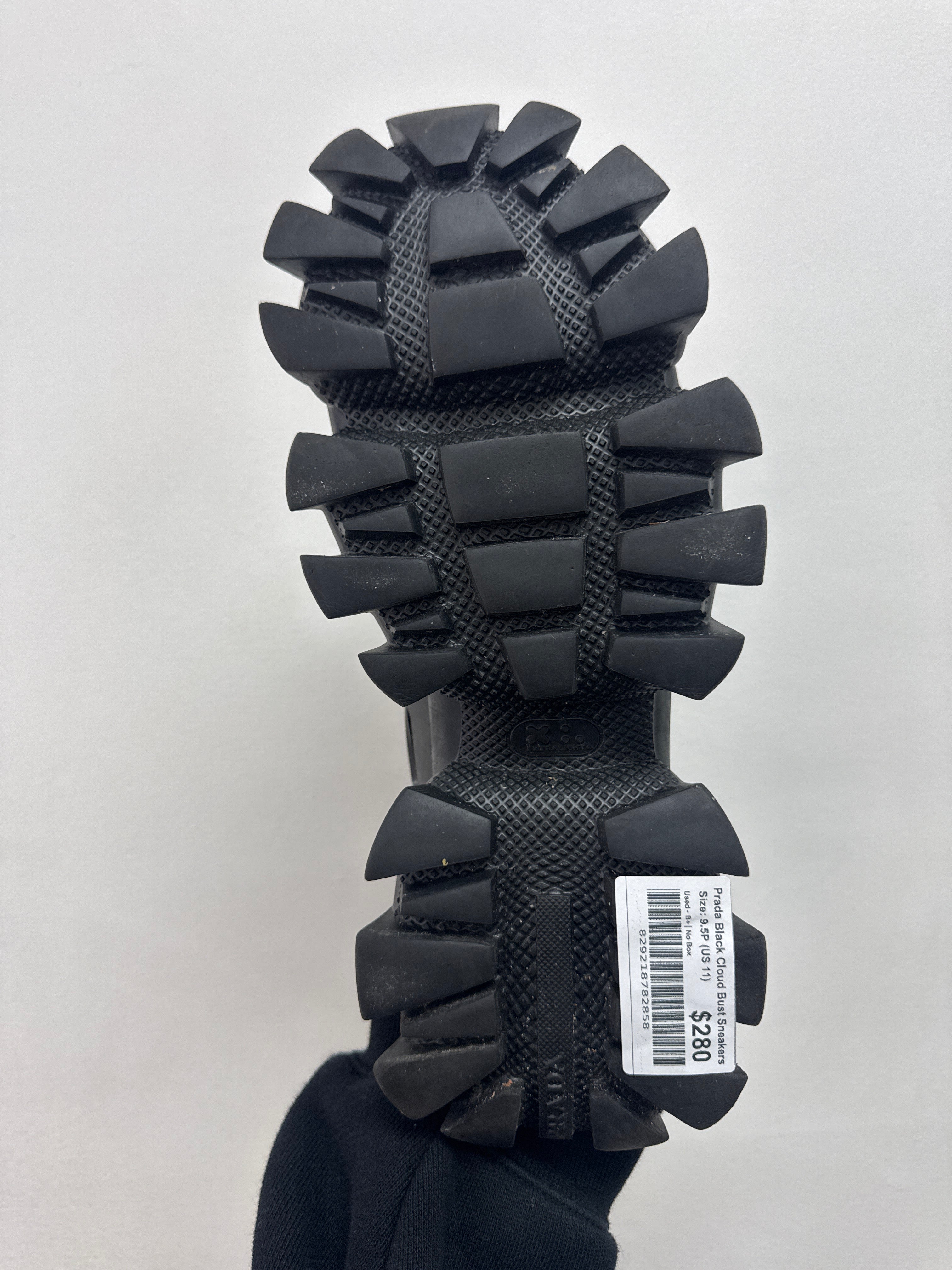 Prada Black Cloud Bust Sneakers