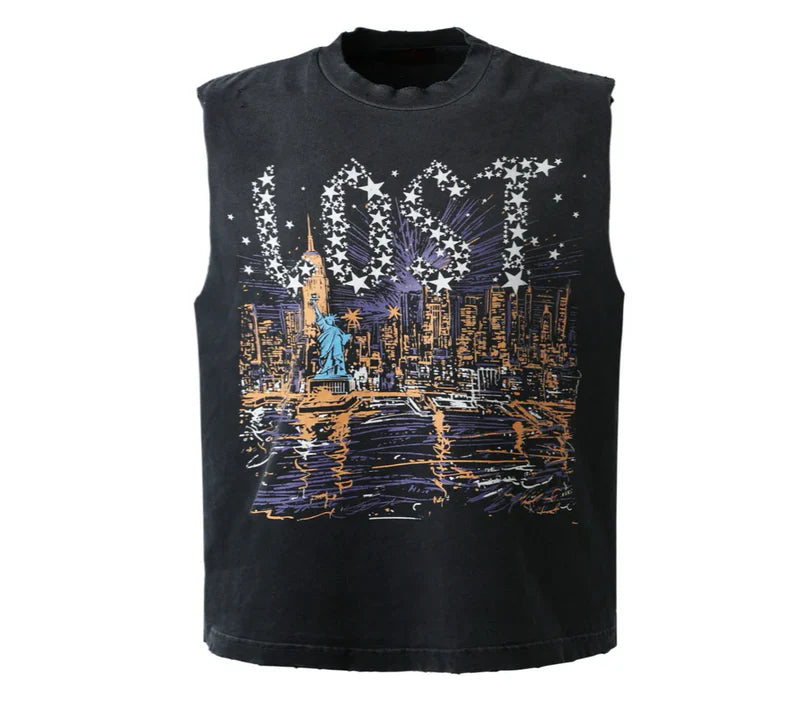Lost Intricacy Starlit City Sleeveless Tee