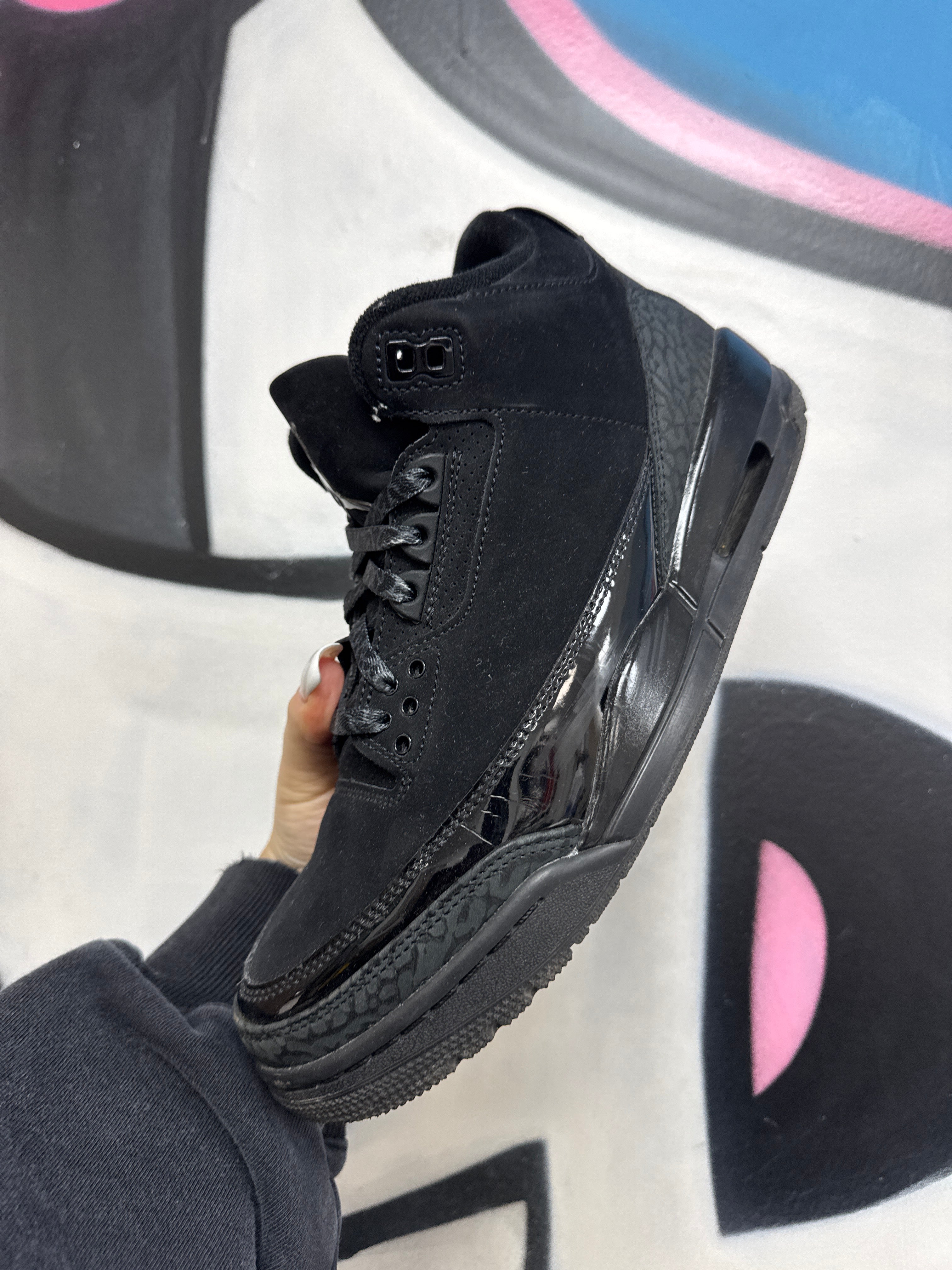 Jordan 3 Black Cat Sneakers