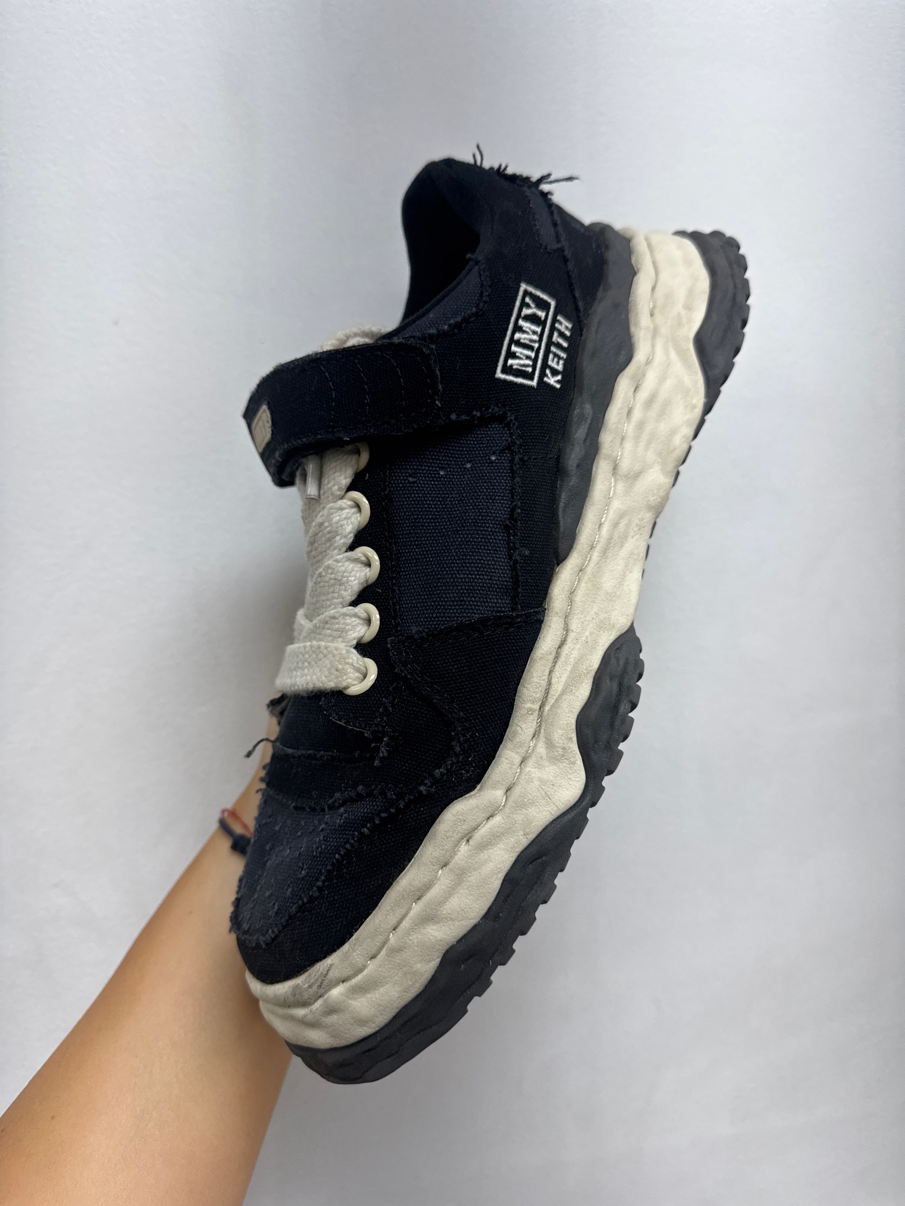 MMY Black Blakey Strap Low Sneakers