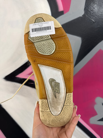 Jordan 4 Off White (10.5W) Used No Box