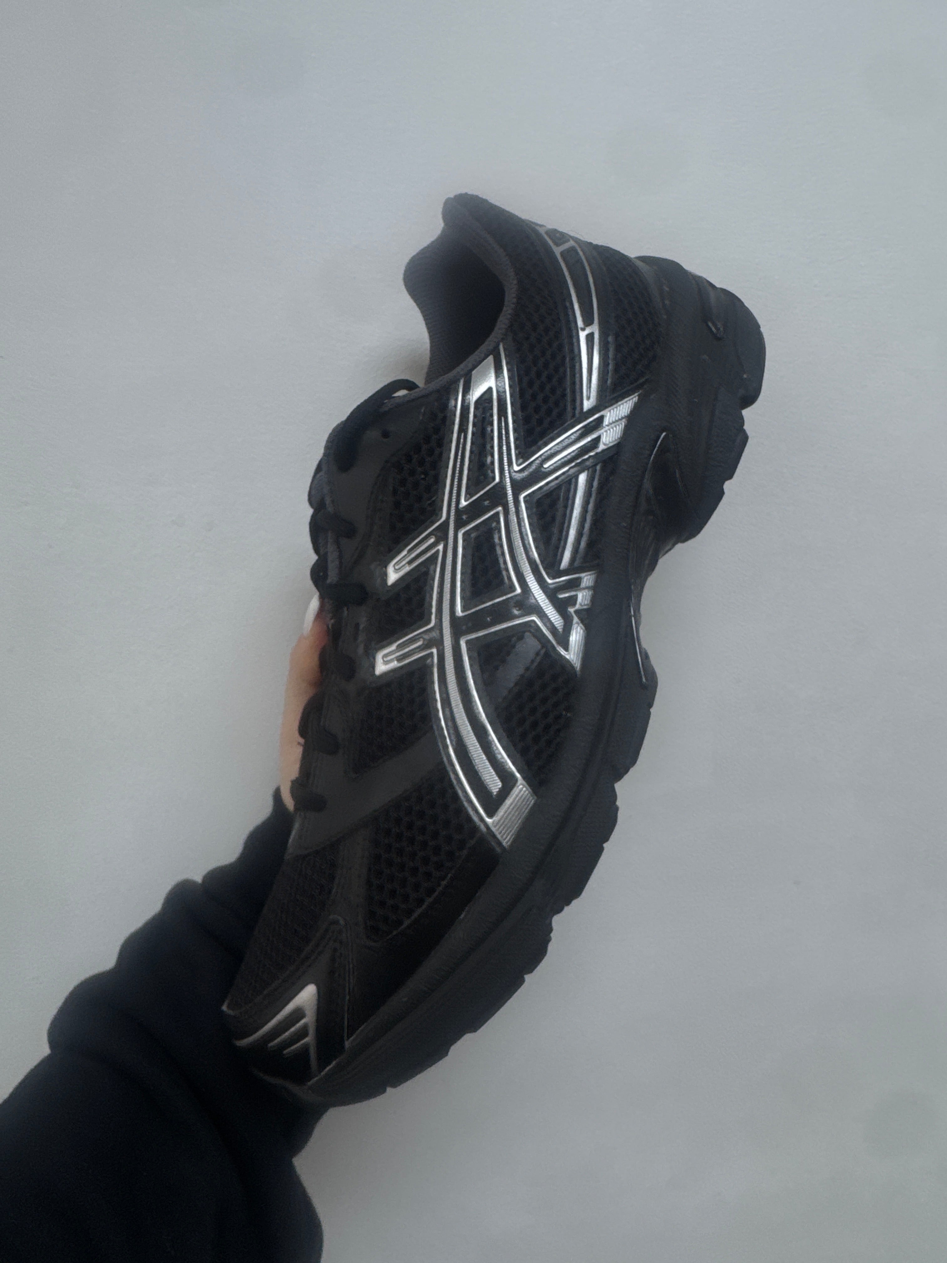 ASICS Black Silver Gel-1130 Sneakers