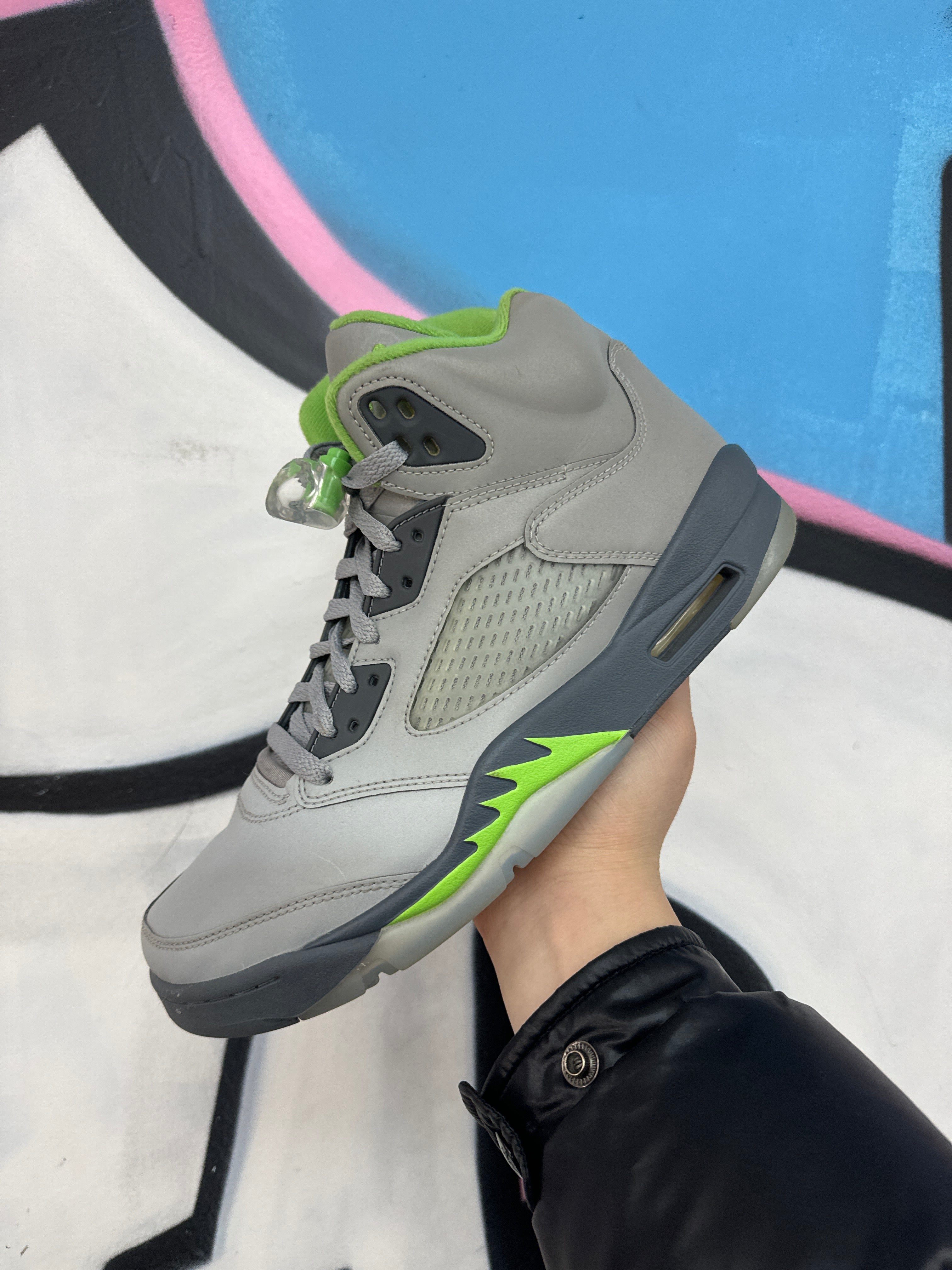 Jordan 5 Green Bean Sneakers