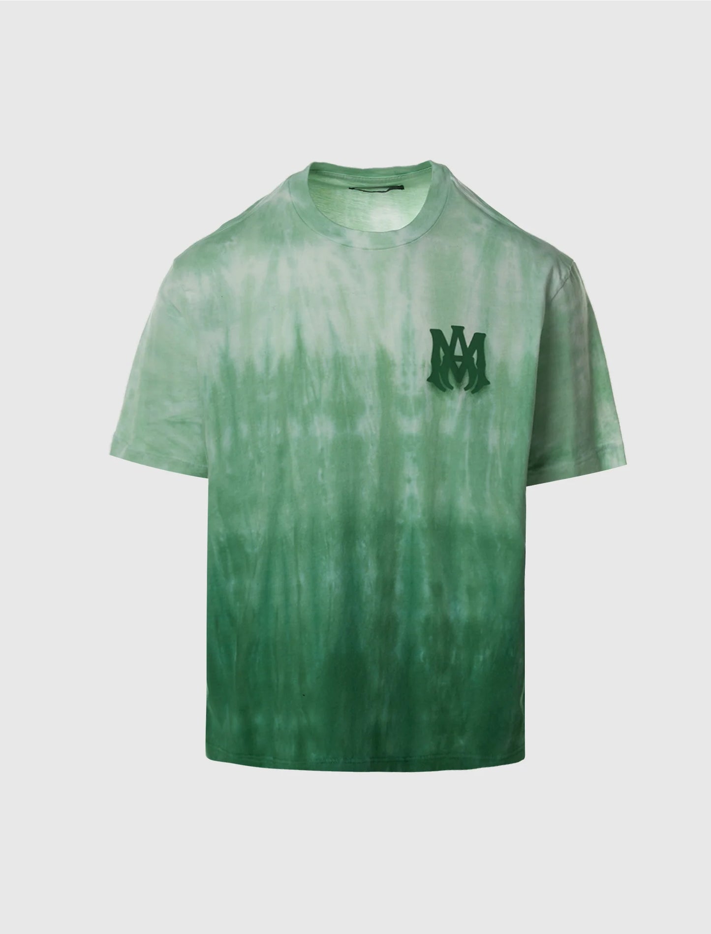 Amiri Tie Dye MA Logo Tee Green