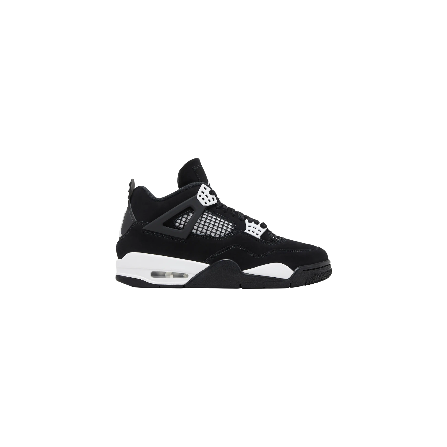 Air Jordan 4 'White Thunder' Black & White Sneaker (Kid's)