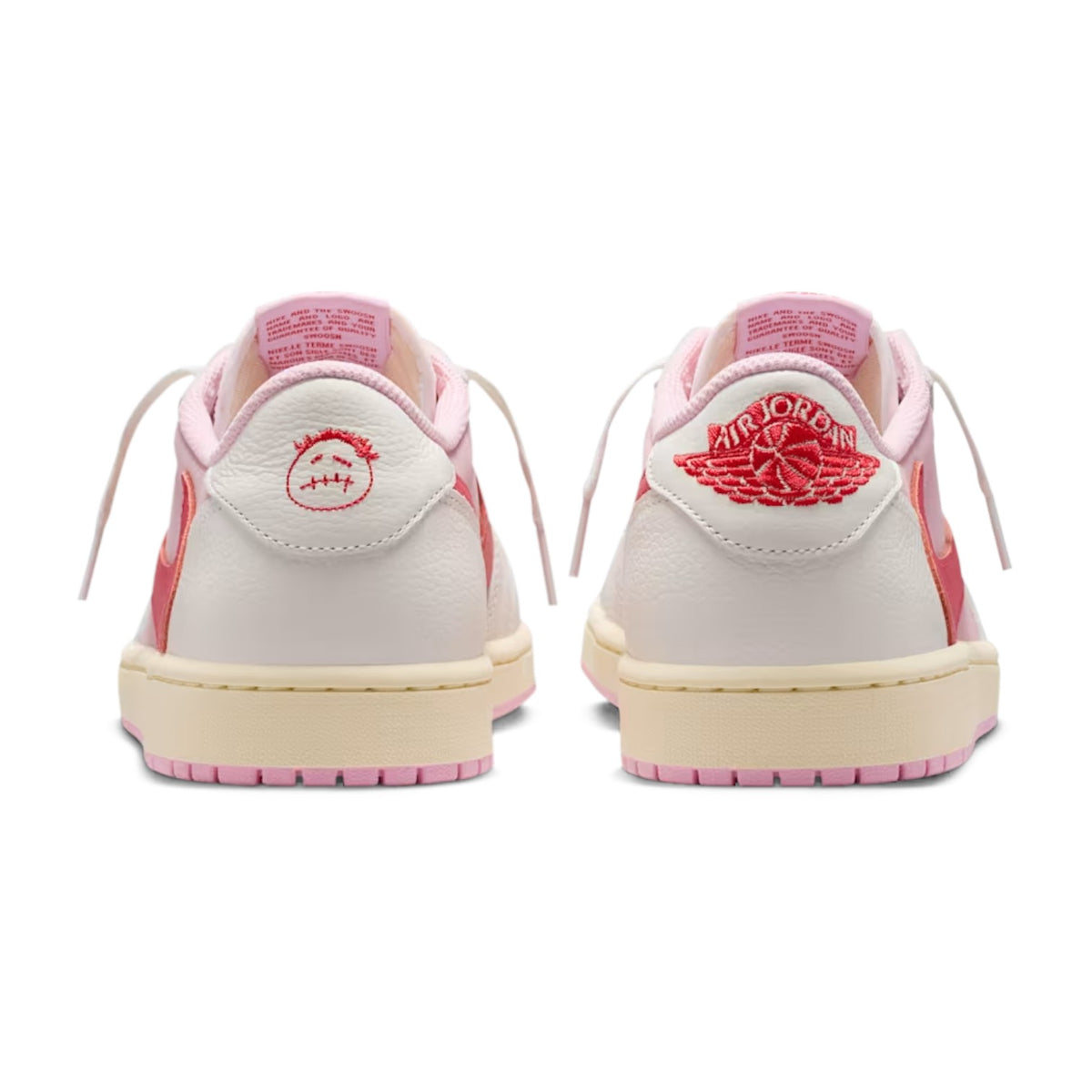Air Jordan x Travis Scott Jordan 1 Low 'Shy Pink' Sneakers