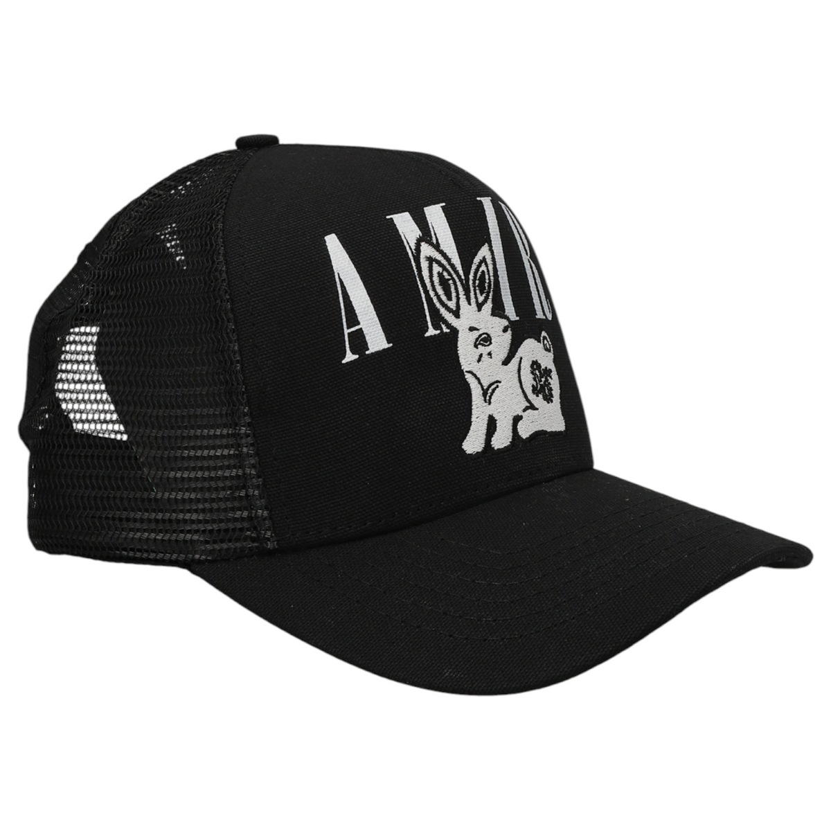 Amiri Bandana Bunny Rabbit Black Cap