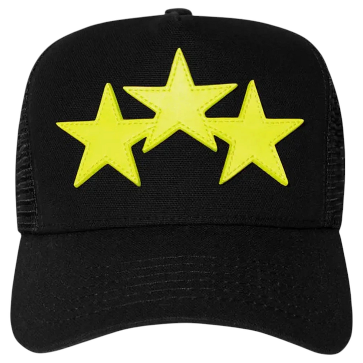 Amiri Neon 3 Star Black Trucker