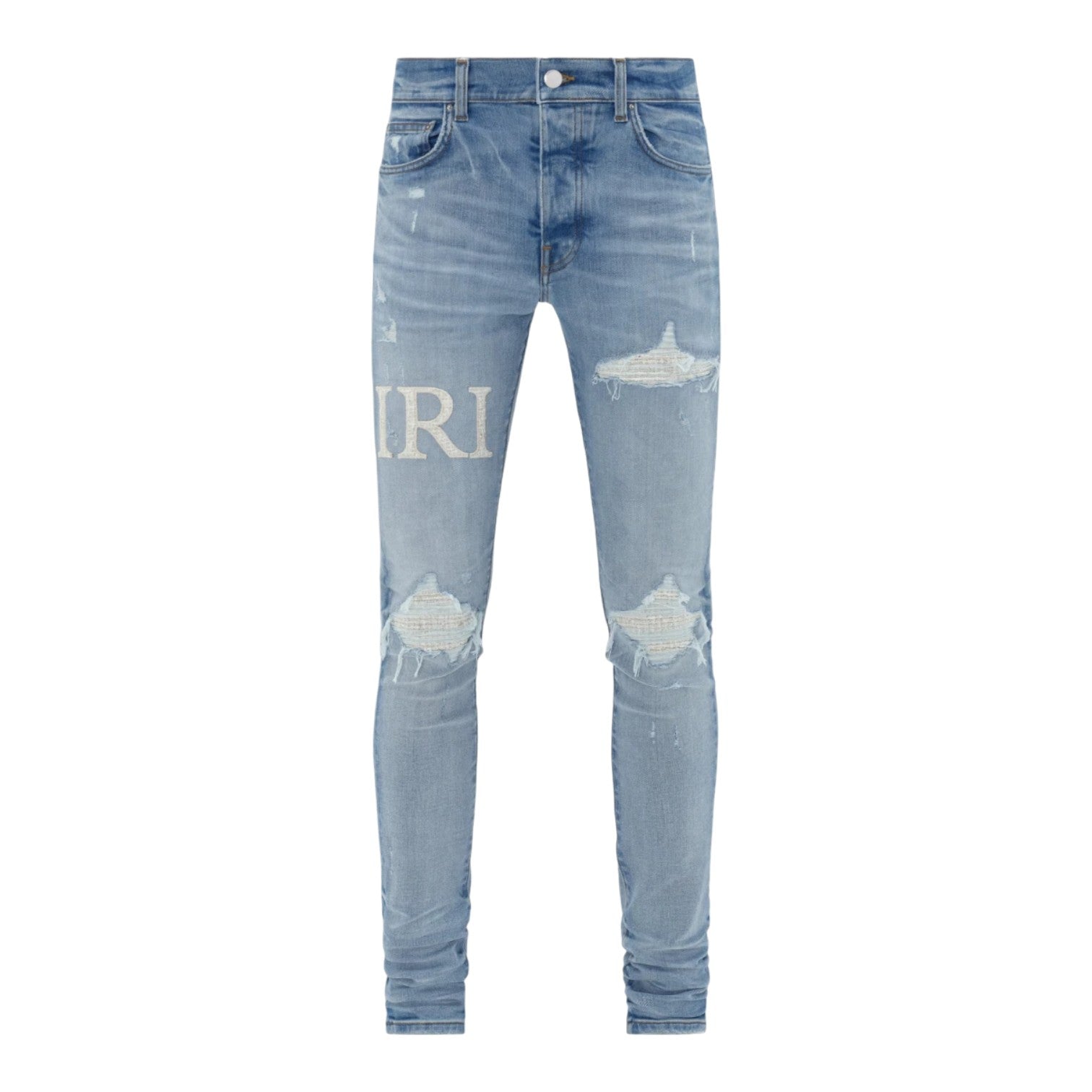 Amiri MX1 'Applique Core Logo' Light Wash Jeans