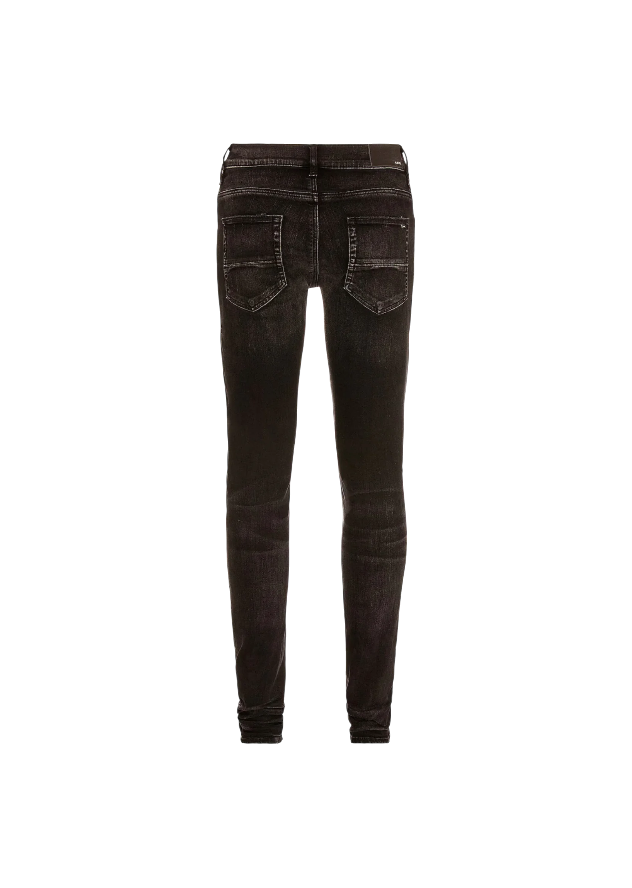 Amiri 'Camo Patch' Black Jeans