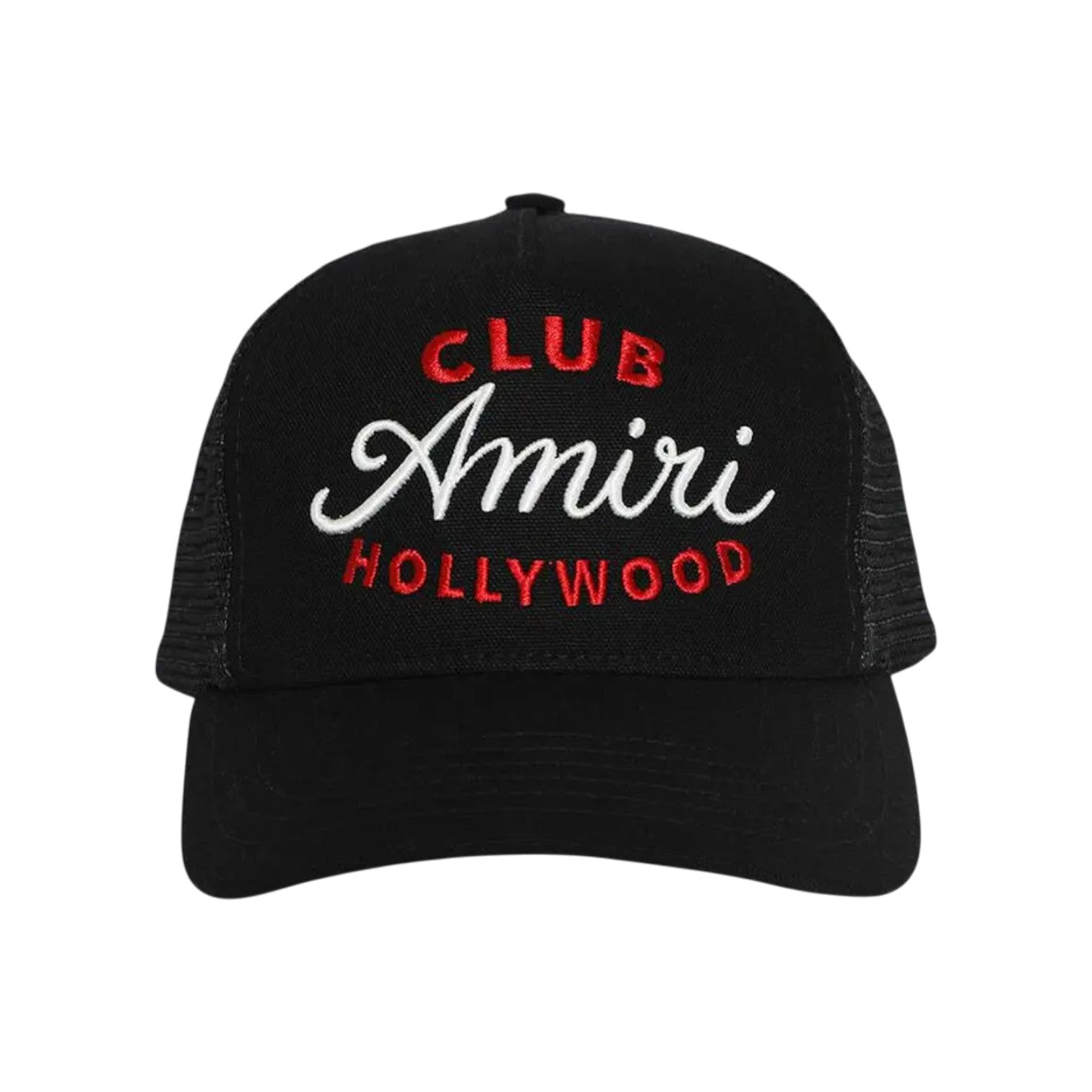 Amiri 'Club Hollywood' Black Trucker Hat