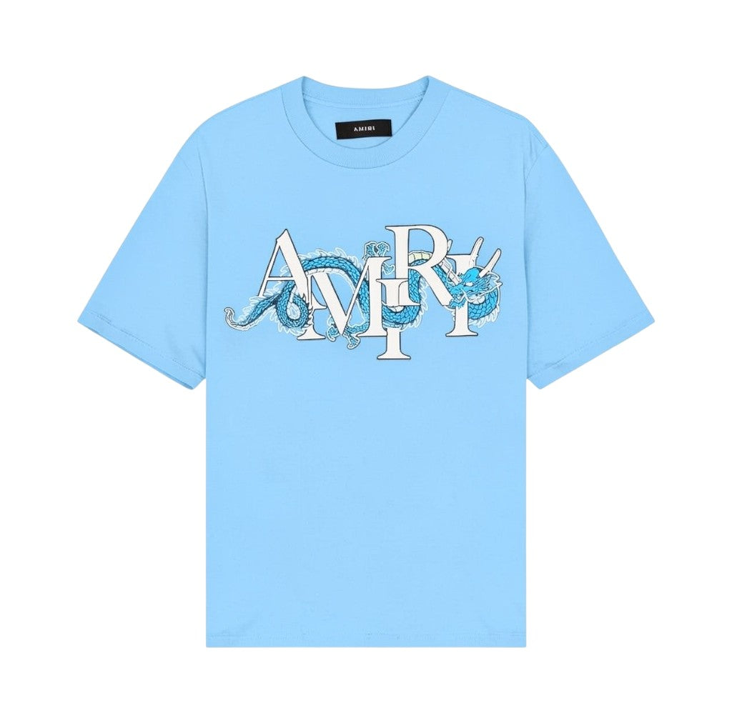 Amiri 'Dragon' Light Blue Tee