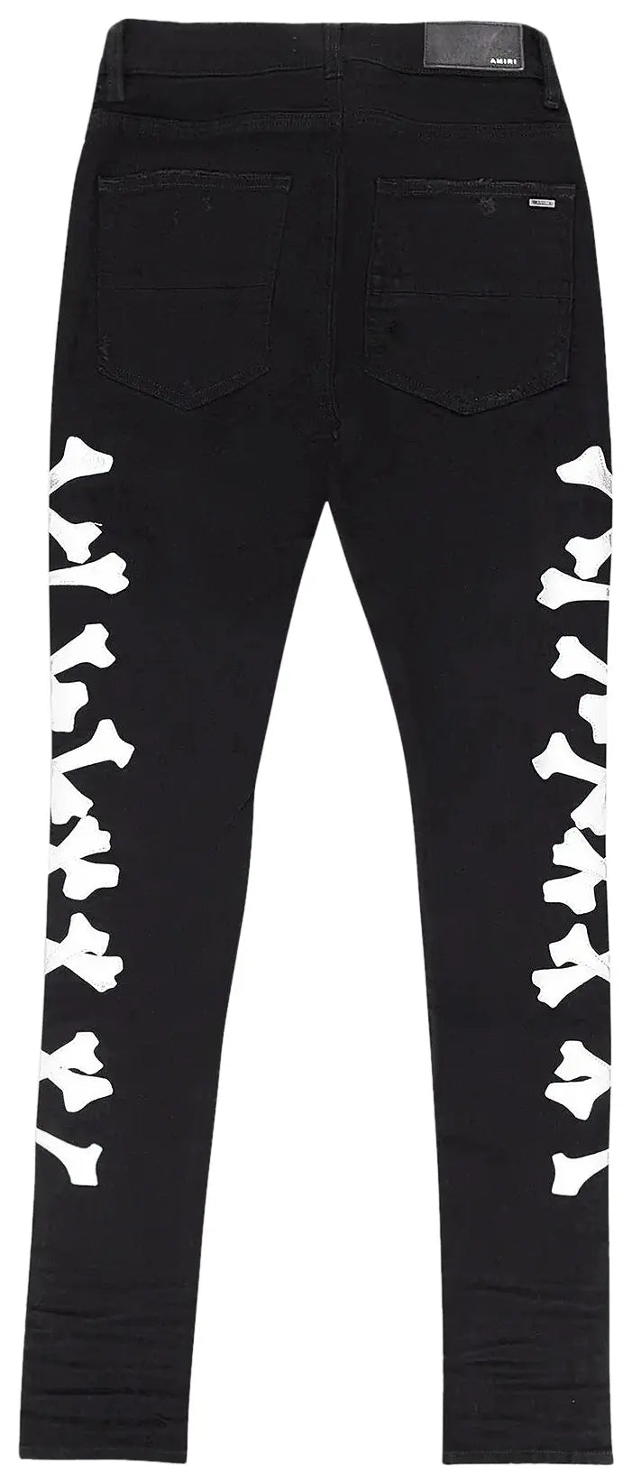 Amiri 'Silver Bones' Black Jeans