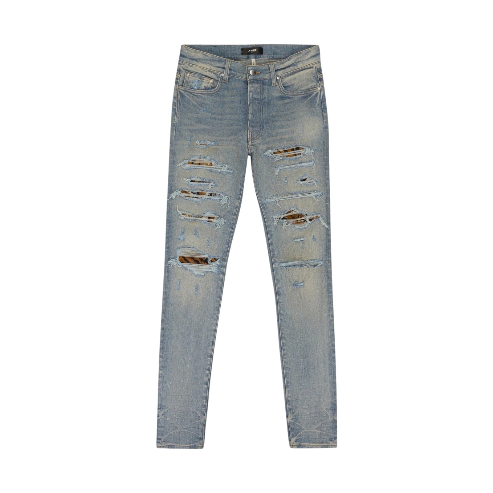 Amiri 'Thrasher Lunar New Year' Light Wash Indigo Jeans