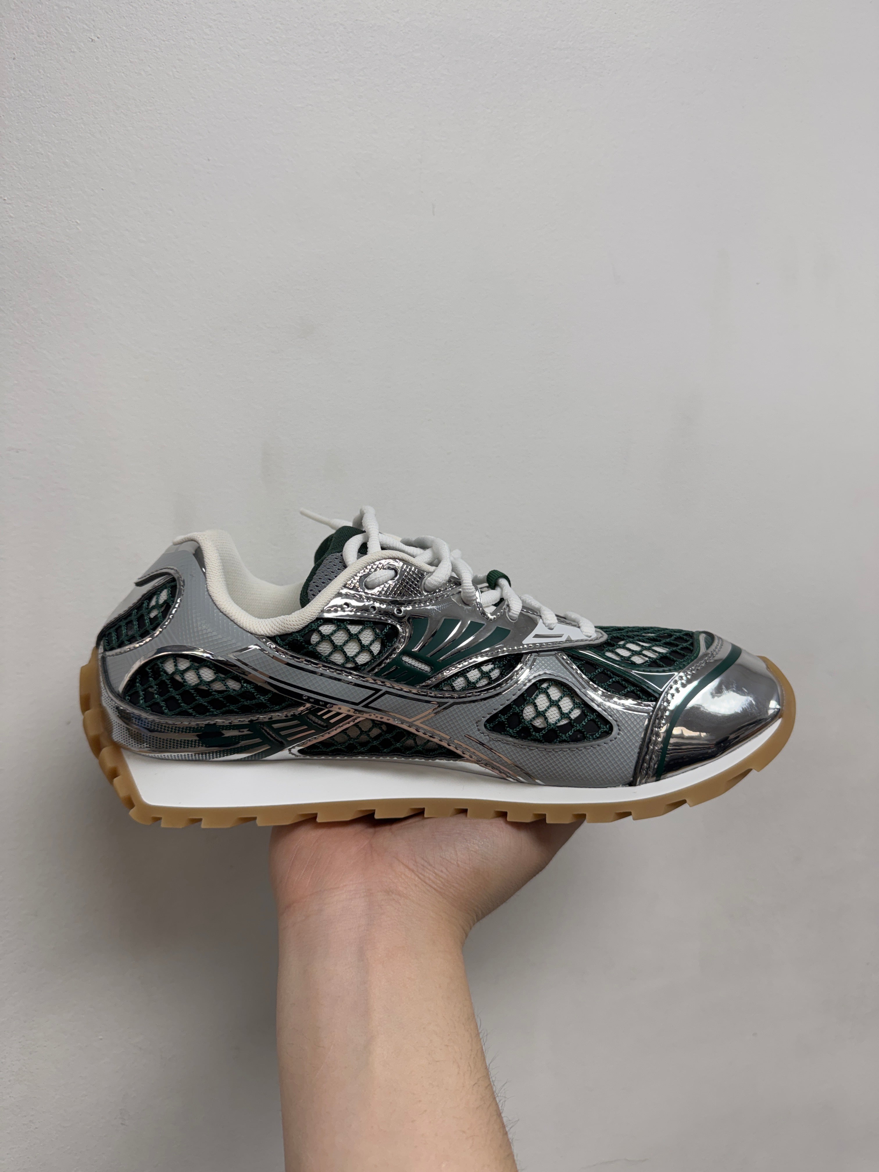 Bottega Veneta Billiard Green Sneakers