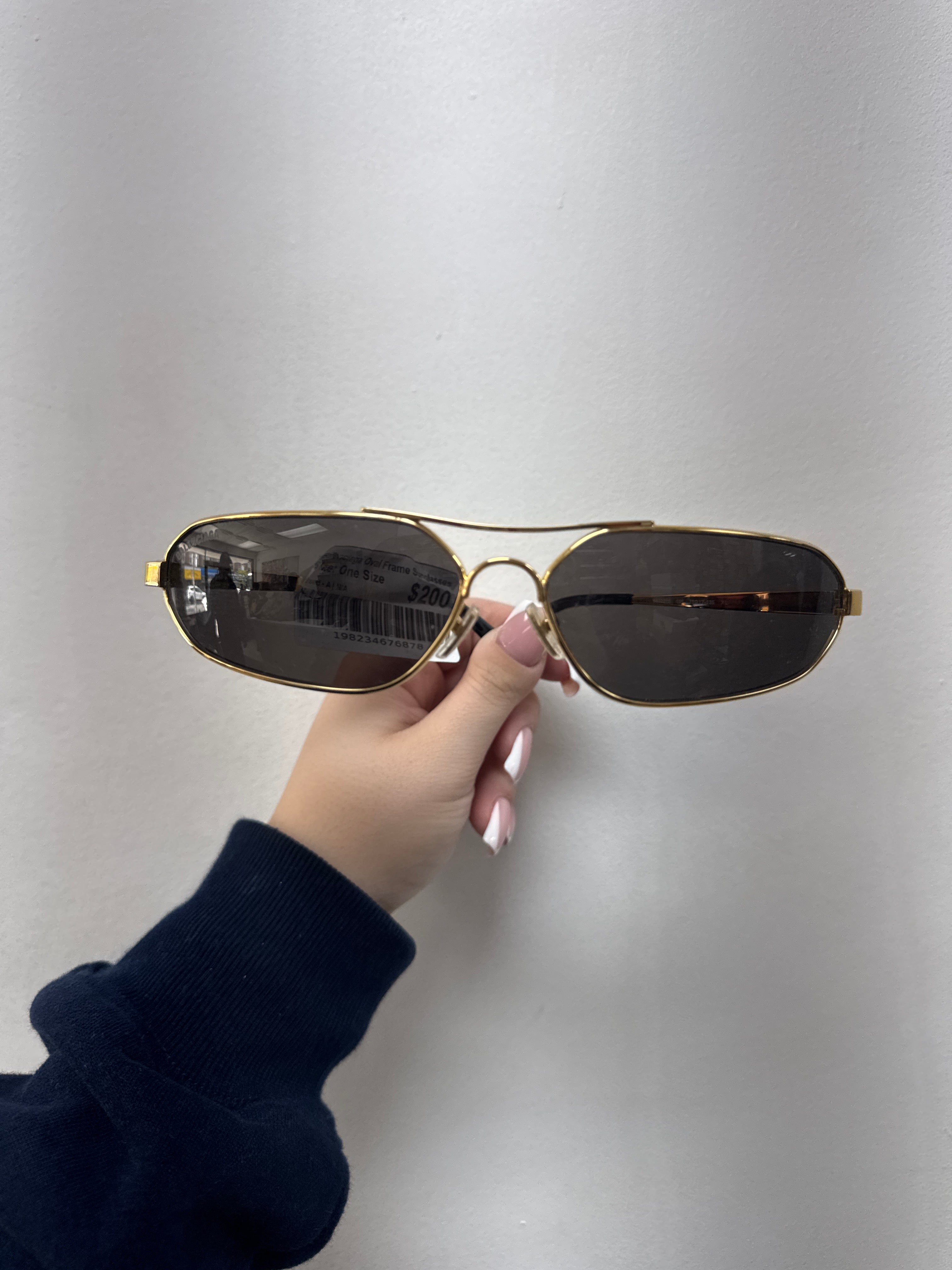 Balenciaga Oval Frame Sunglasses