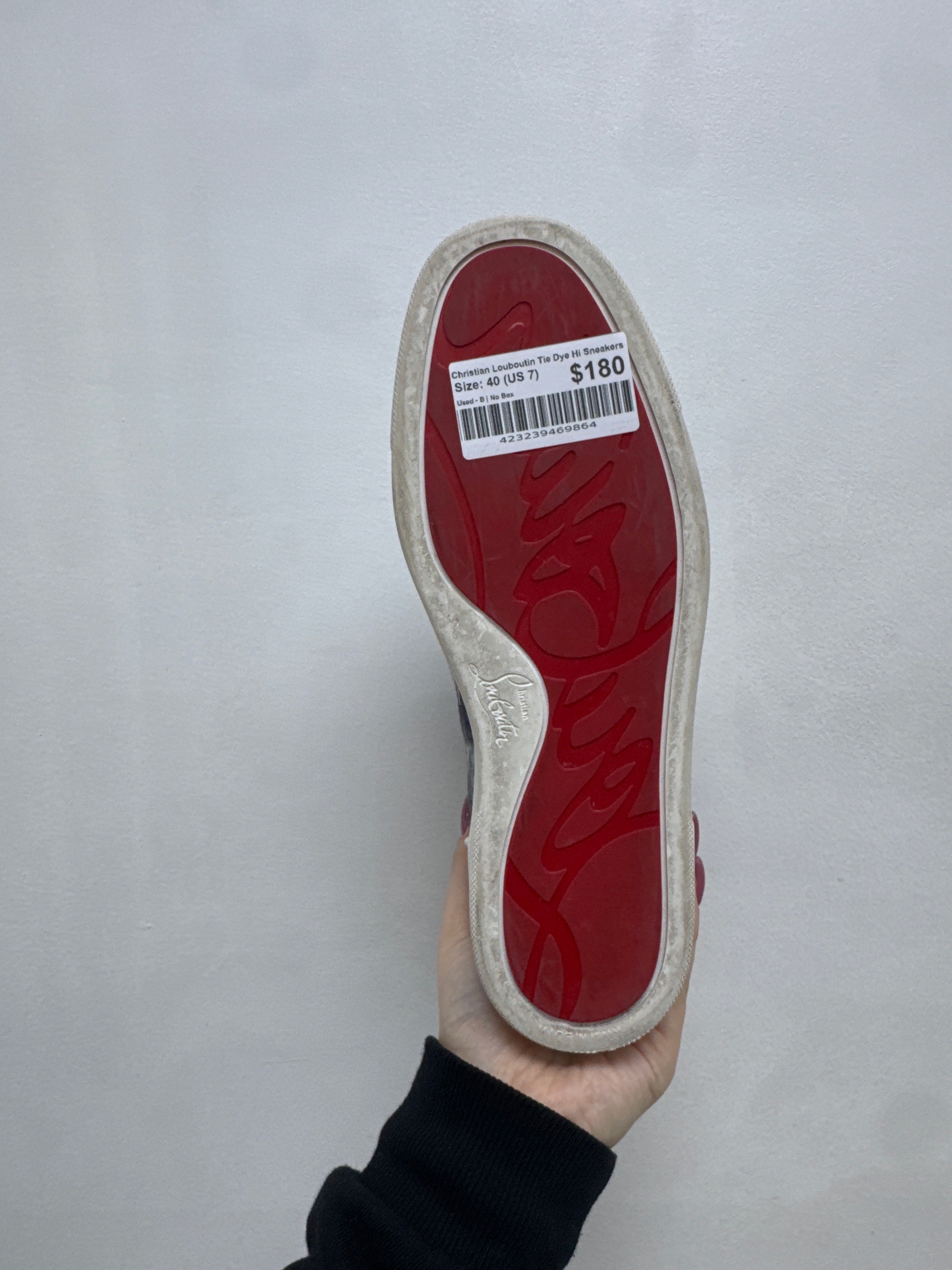 Christian Louboutin Tie Dye Hi Sneakers