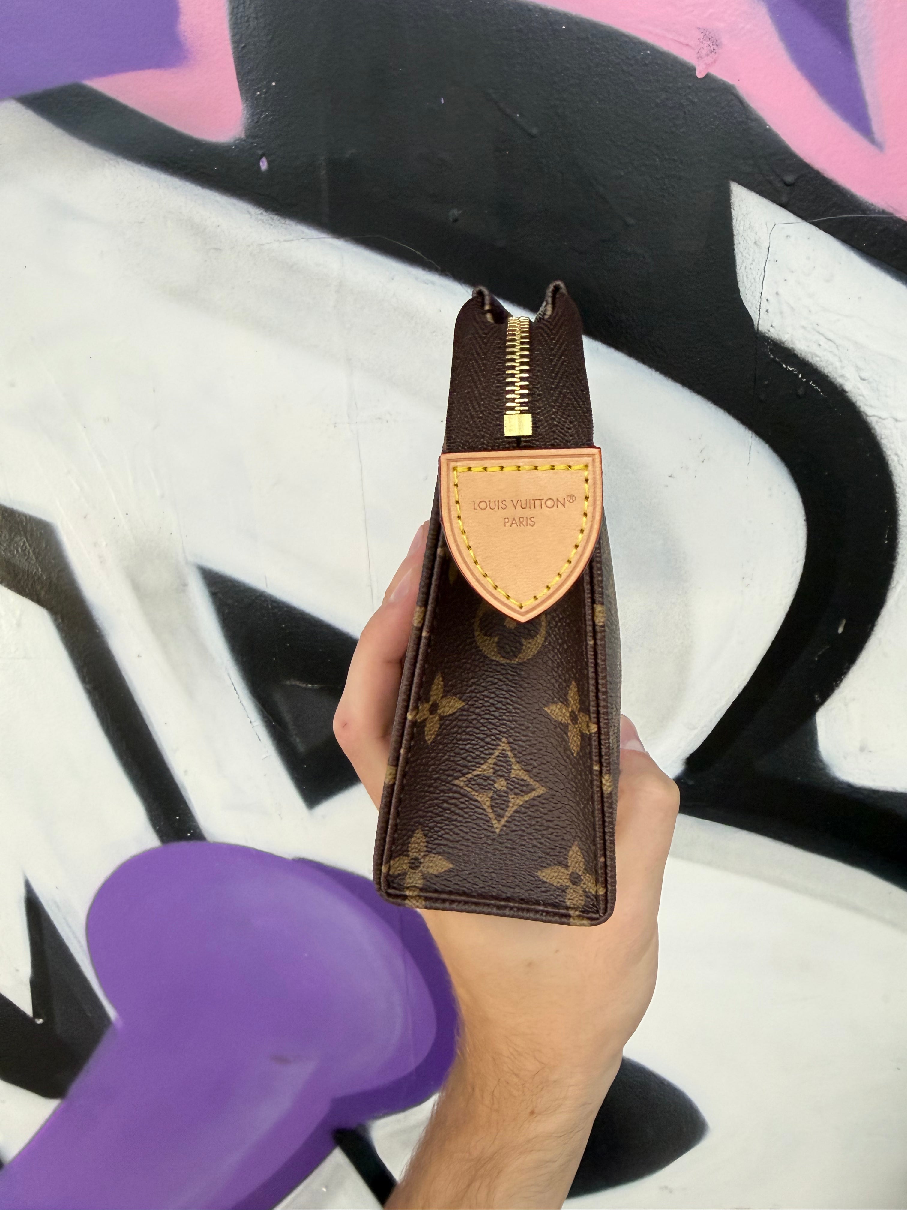 Louis Vuitton x TM Brown Monogram Toiletry Pouch Bag