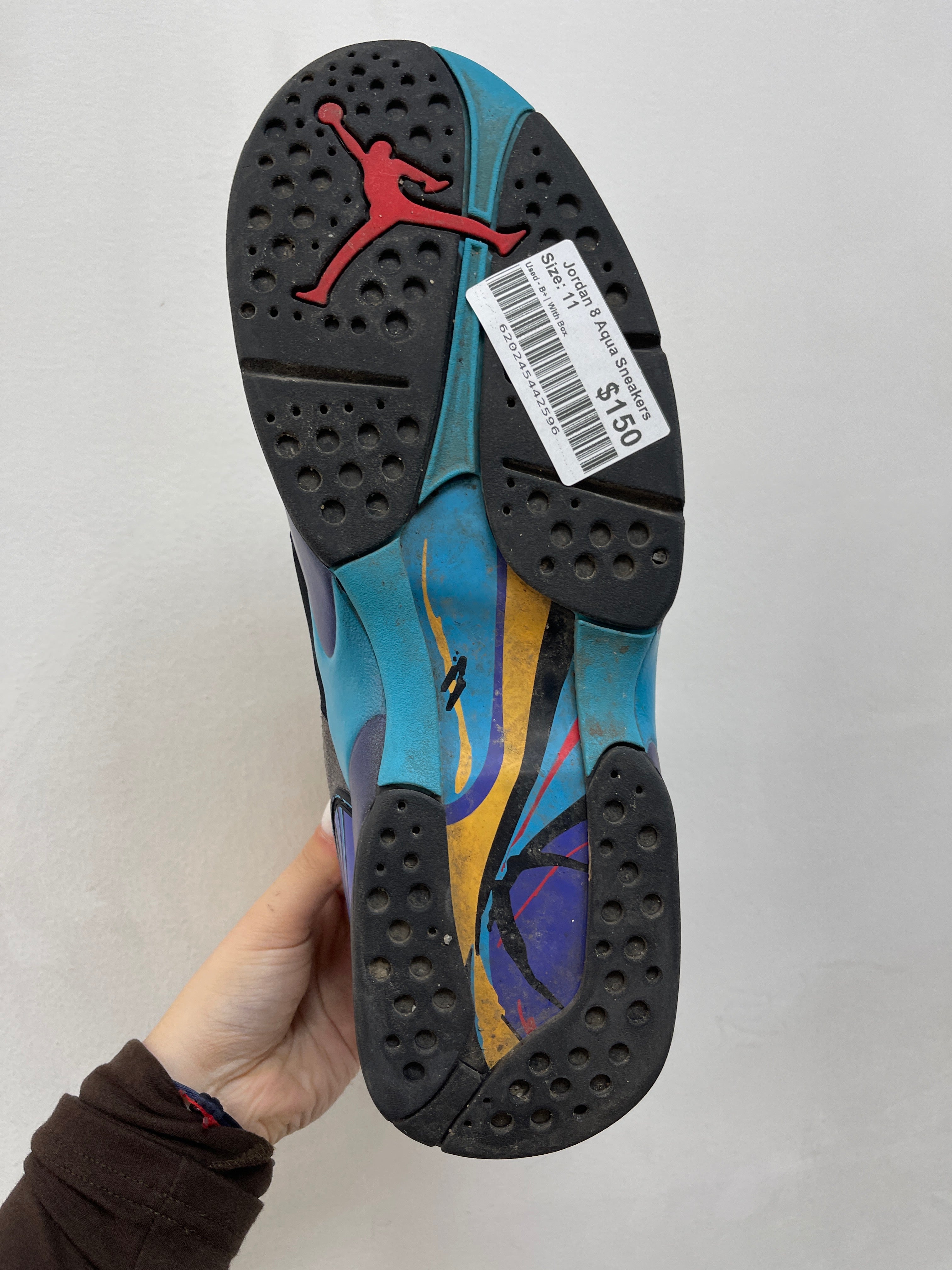 Jordan 8 Aqua Sneakers