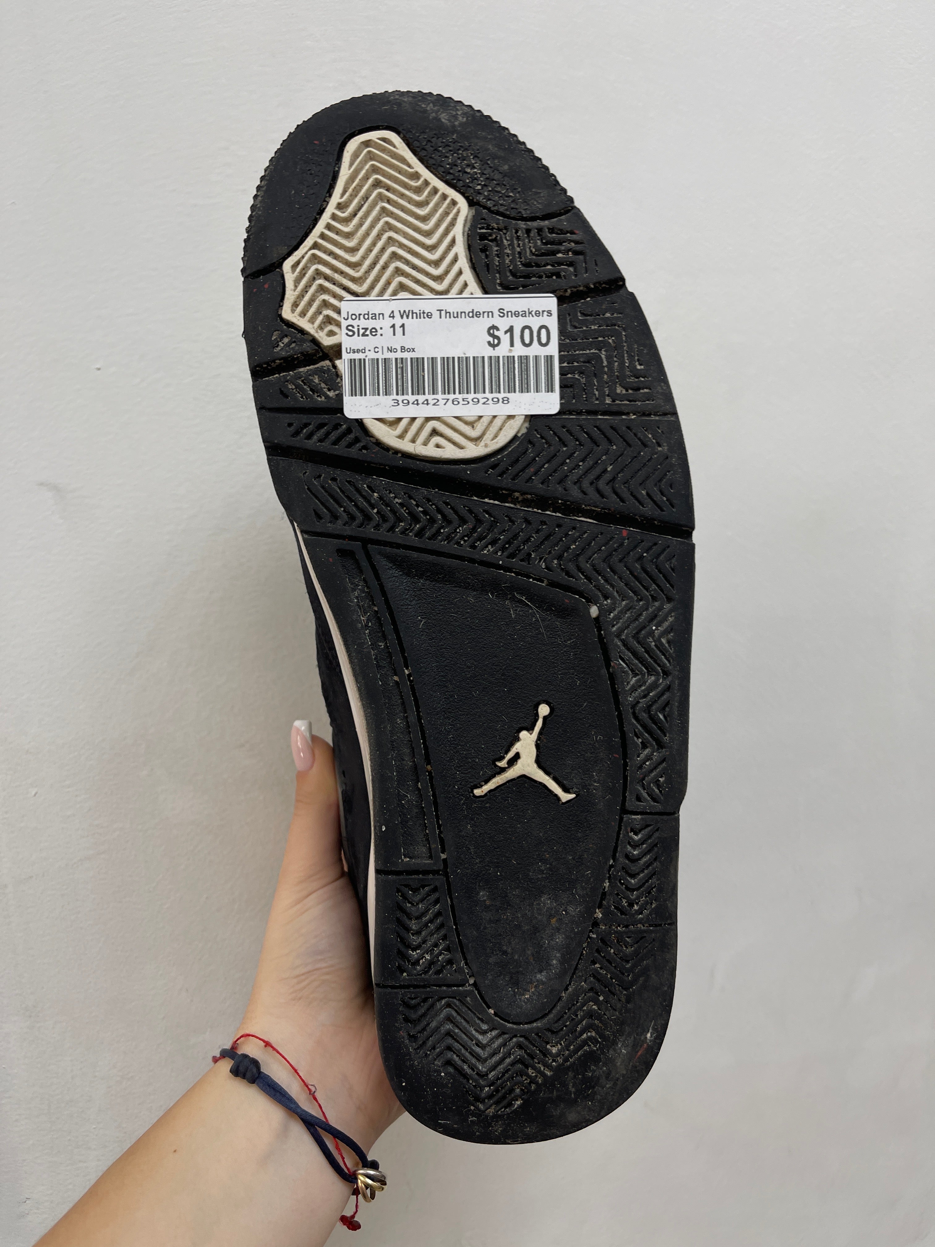 Jordan 4 White Thundern Sneakers
