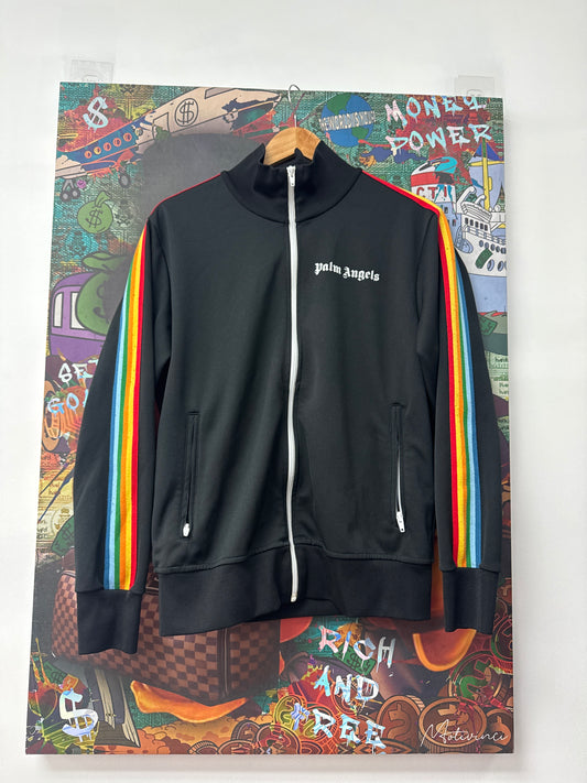 Palm Angels Black Multi Zip Up  Used