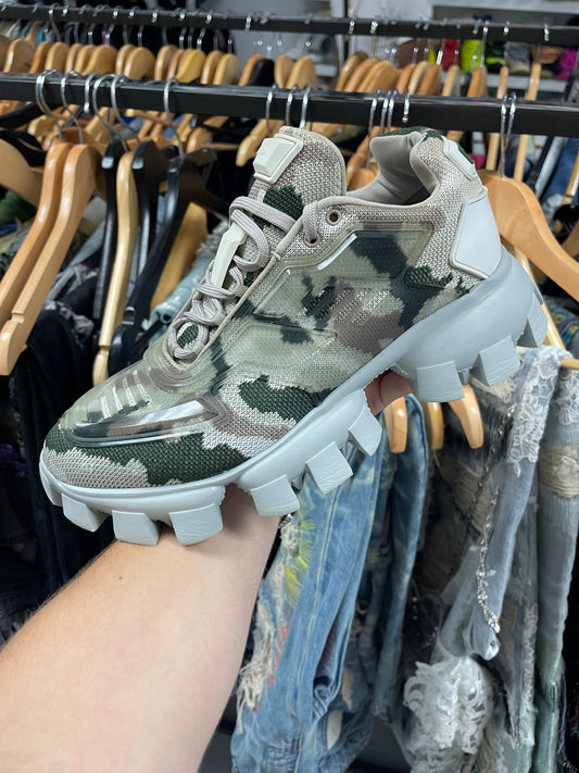 Prada Cloudbust Camo Prada 6 US 7.5 With Box Used