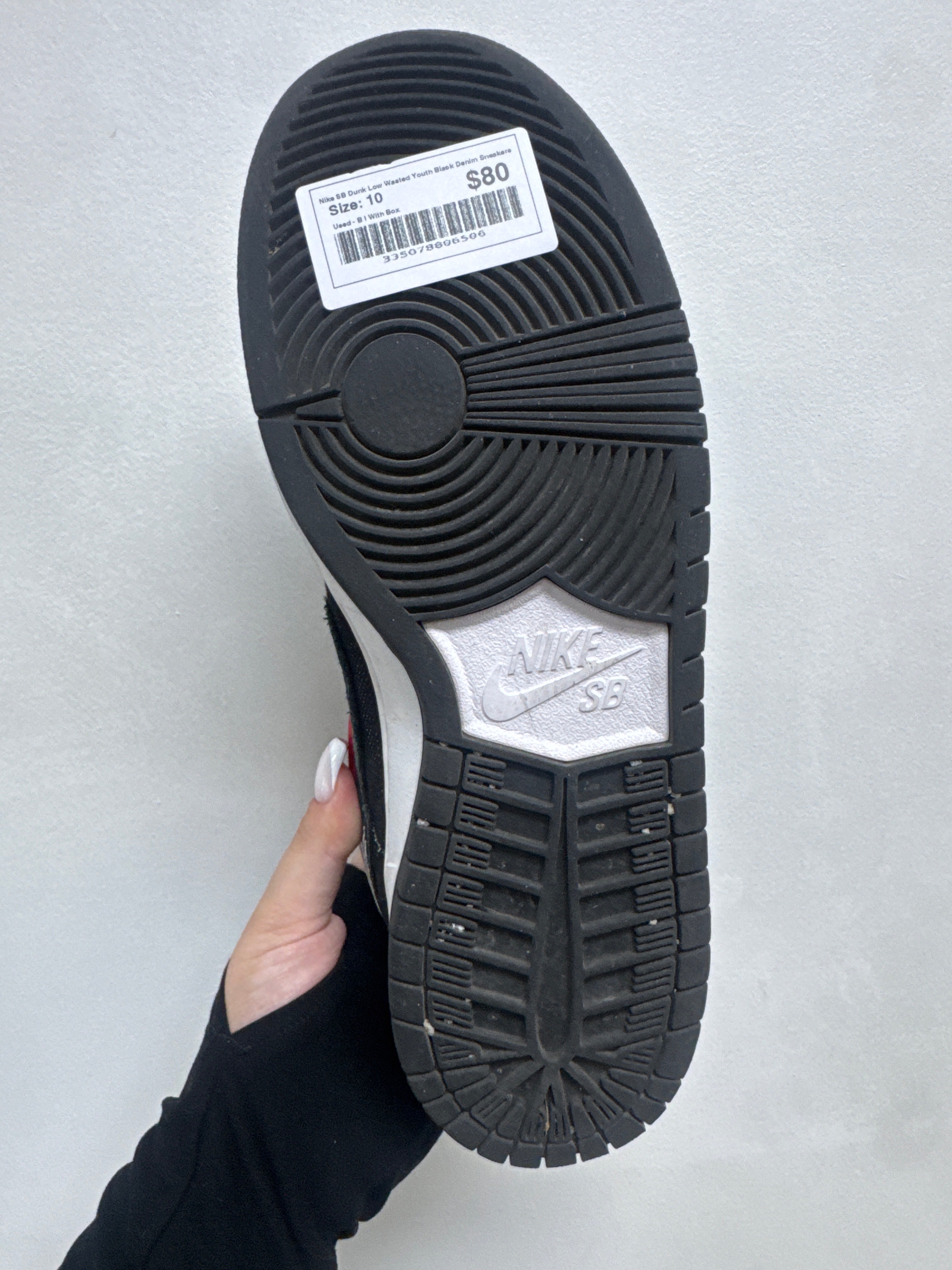 Nike SB Dunk Low Wasted Youth Black Denim Sneakers